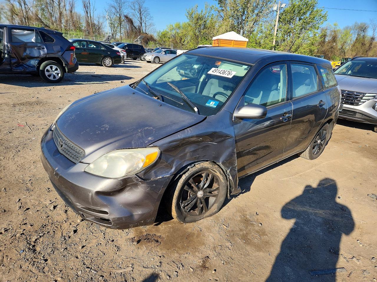 2008 Toyota Matrx Gray vin: 2T1KR30E18C708464
