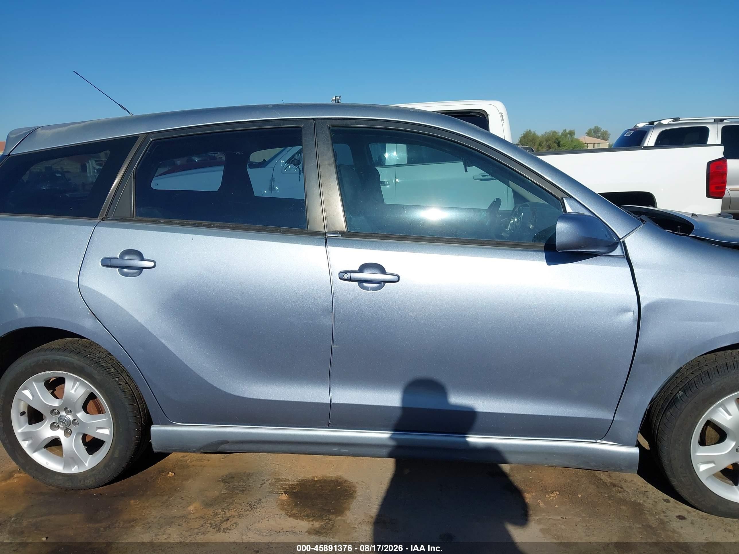 2007 Toyota Matrix Xr Blue vin: 2T1KR30E27C624555