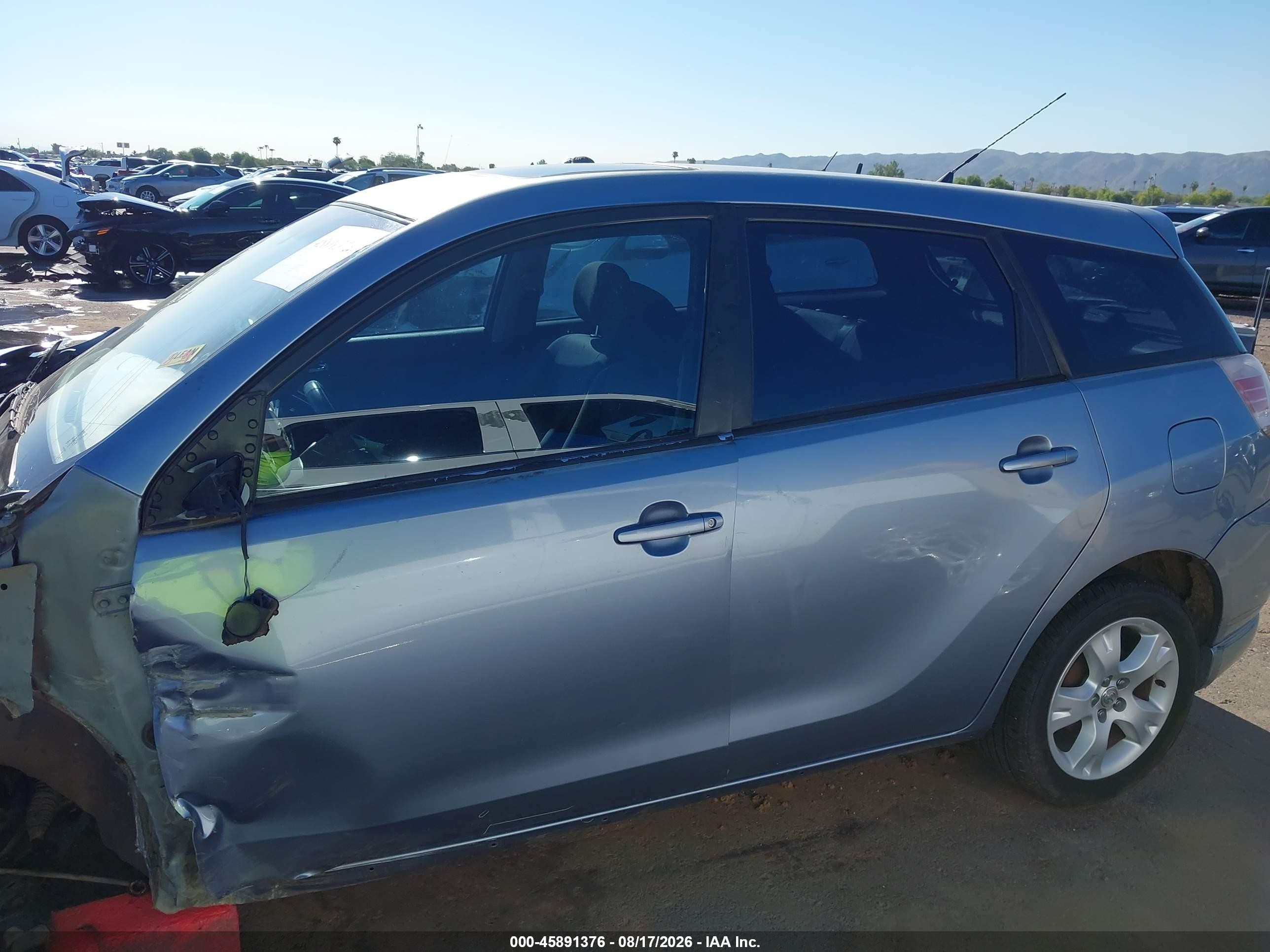 2007 Toyota Matrix Xr Blue vin: 2T1KR30E27C624555