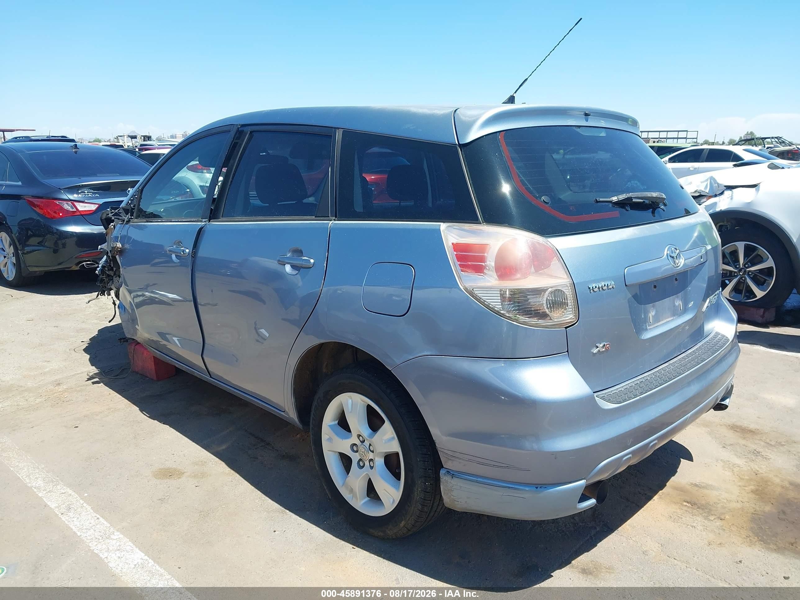 2007 Toyota Matrix Xr Blue vin: 2T1KR30E27C624555