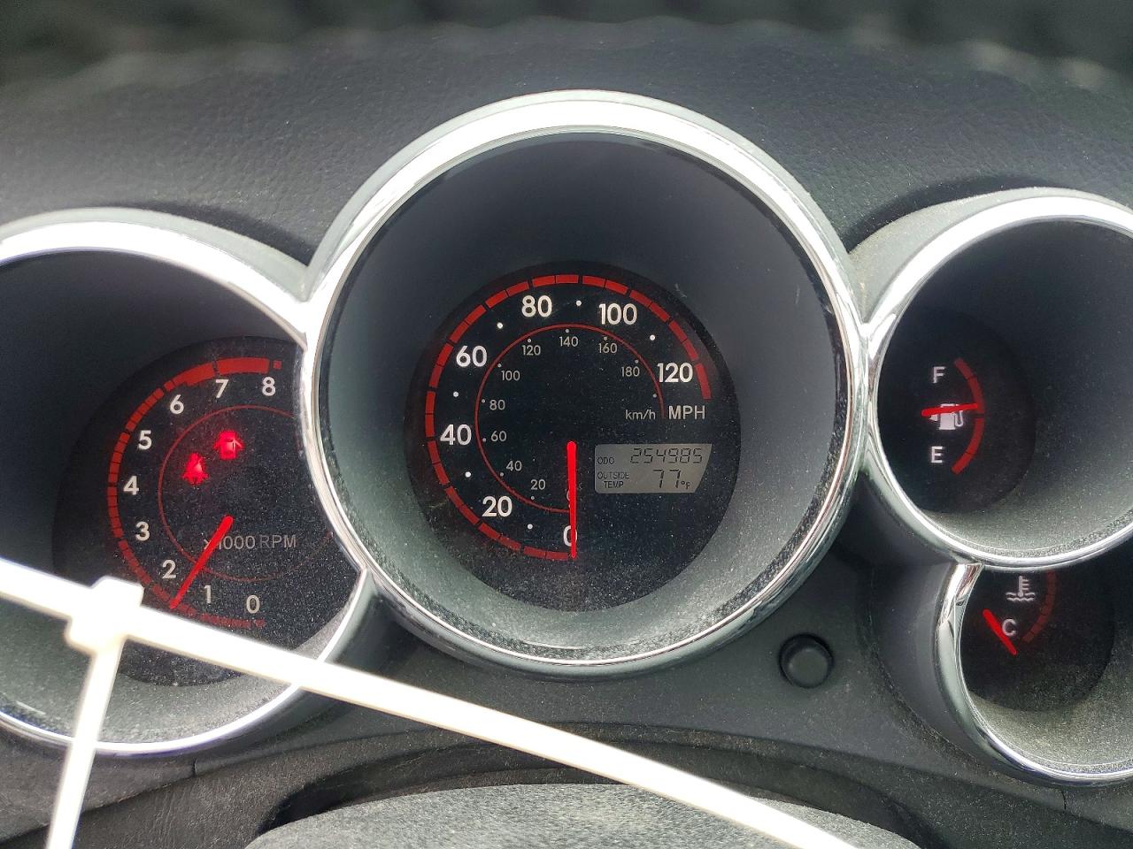 2005 Toyota Matrix Xr Black vin: 2T1KR30E35C362770