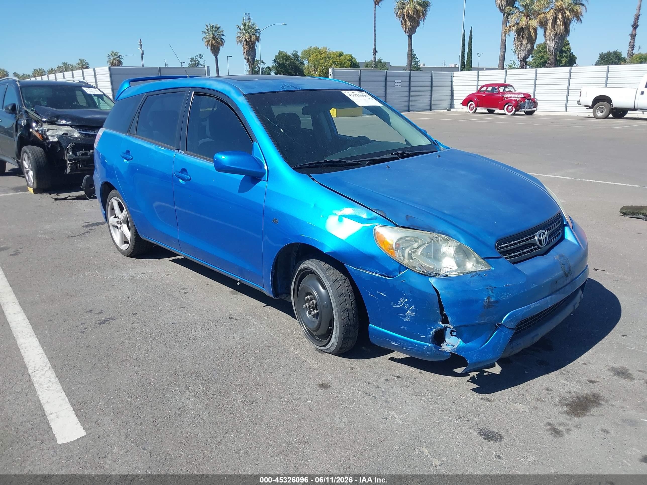 2007 Toyota Matrix Xr Синий vin: 2T1KR30E37C626069