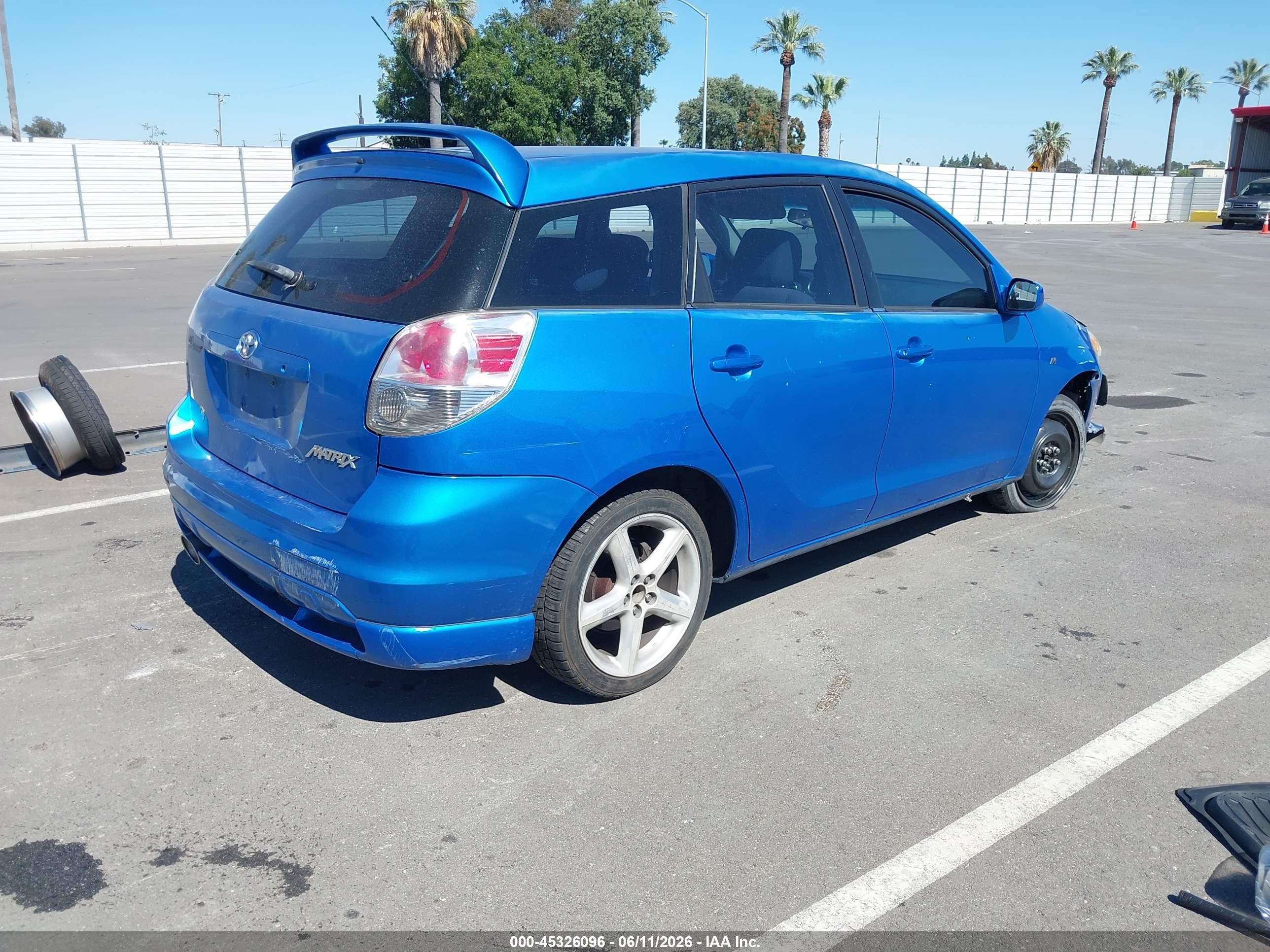 2007 Toyota Matrix Xr Синий vin: 2T1KR30E37C626069