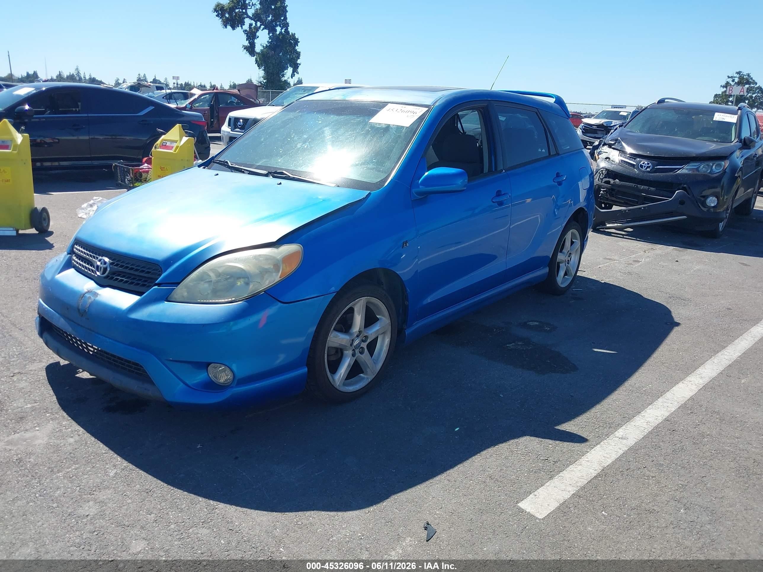 2007 Toyota Matrix Xr Синий vin: 2T1KR30E37C626069