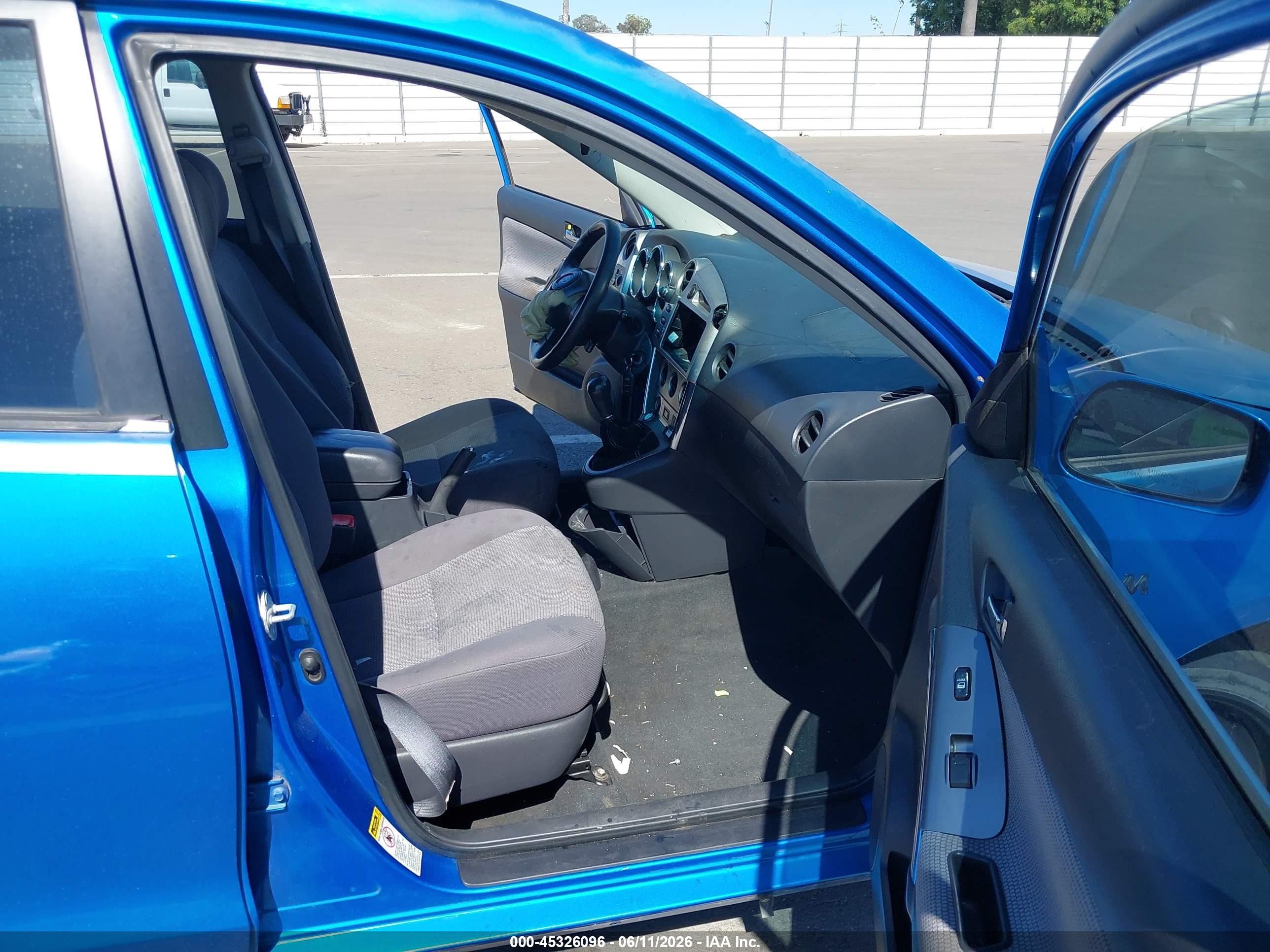 2007 Toyota Matrix Xr Синий vin: 2T1KR30E37C626069
