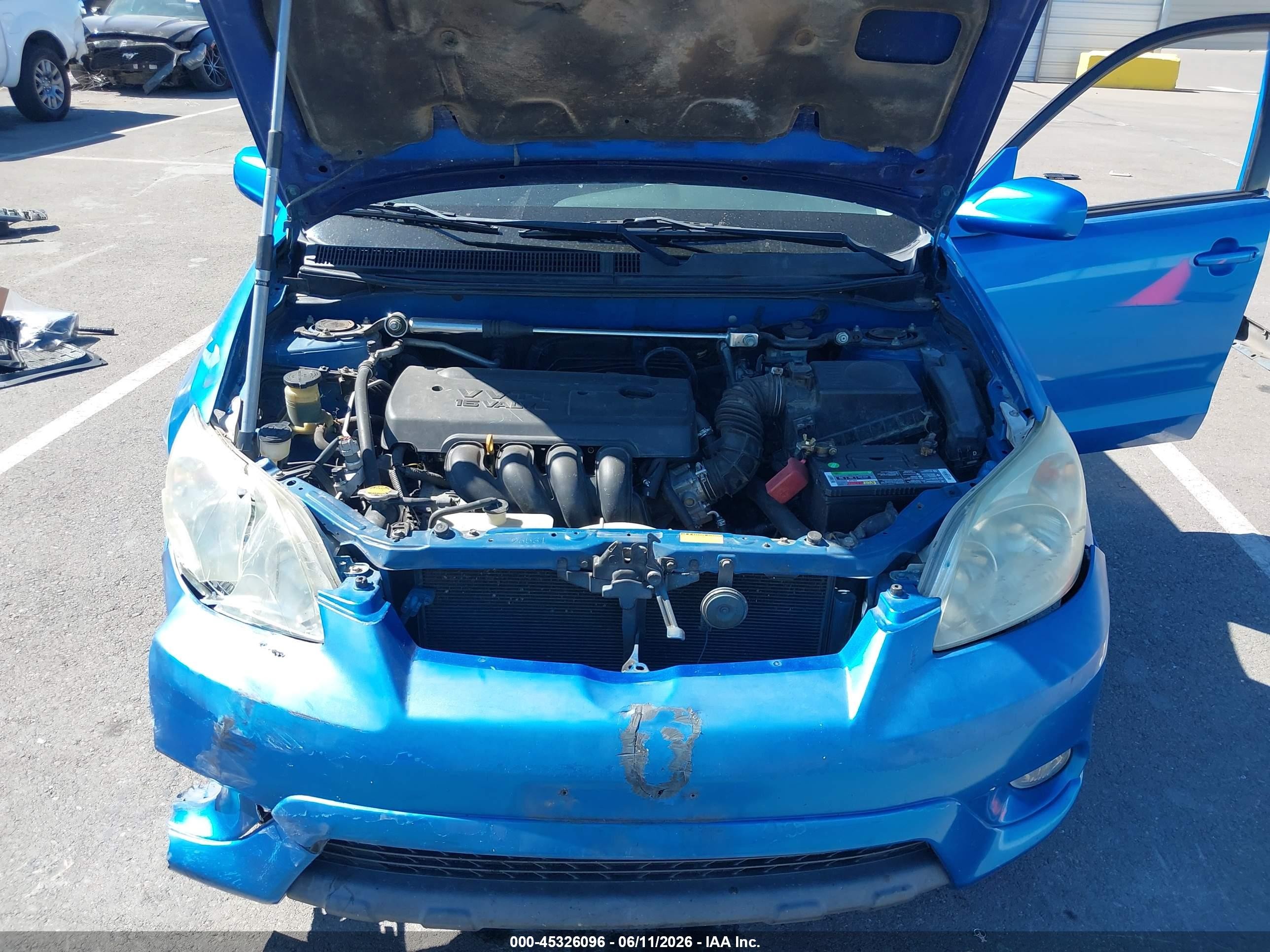 2007 Toyota Matrix Xr Синий vin: 2T1KR30E37C626069