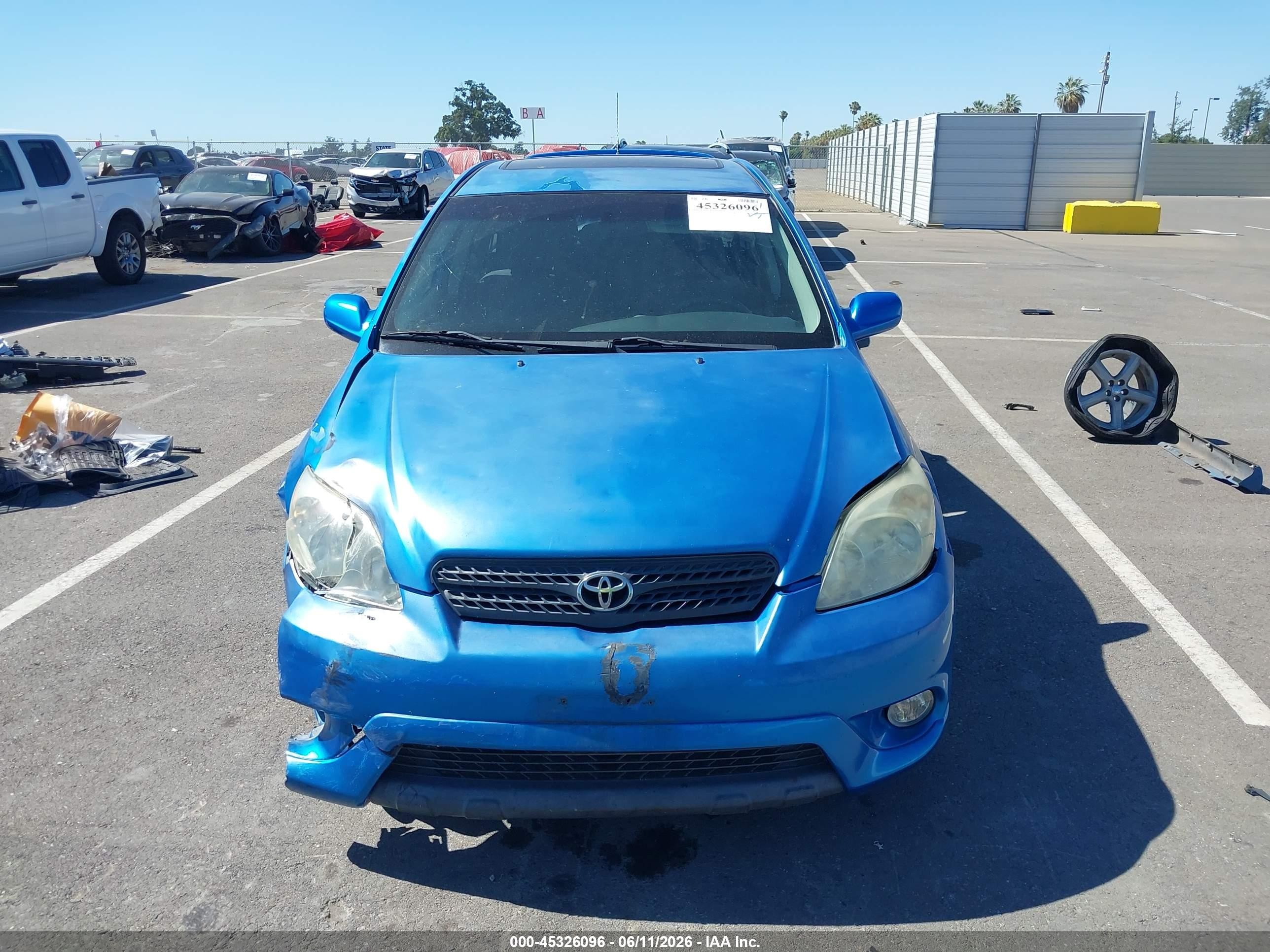 2007 Toyota Matrix Xr Синий vin: 2T1KR30E37C626069