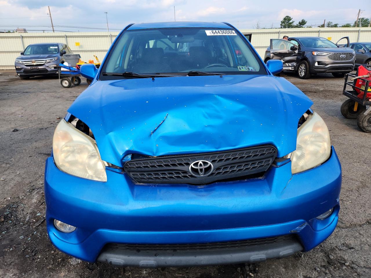 2007 Toyota Matrix Xr Blue vin: 2T1KR30E47C640000
