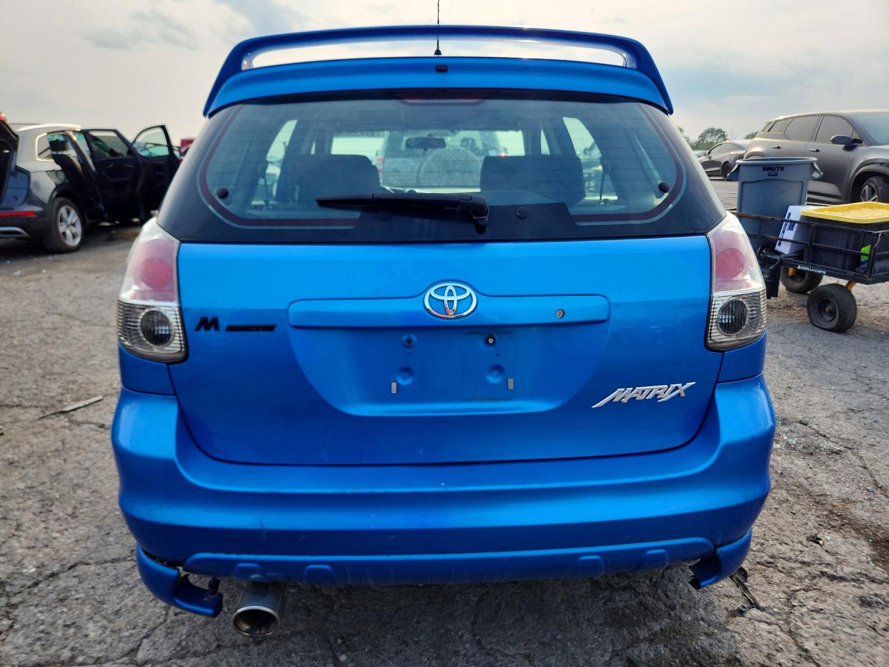 2007 Toyota Matrix Xr Blue vin: 2T1KR30E47C640000