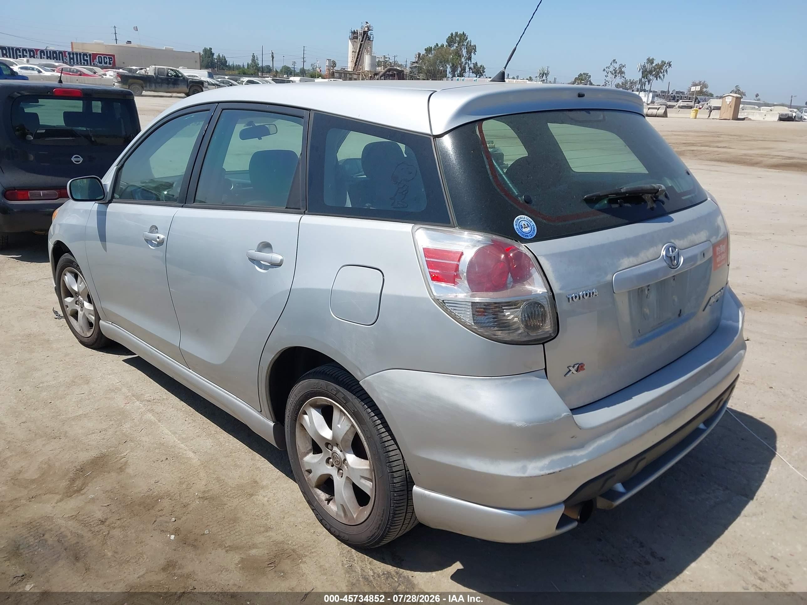 2005 Toyota Matrix Xr Silver vin: 2T1KR30E55C433757