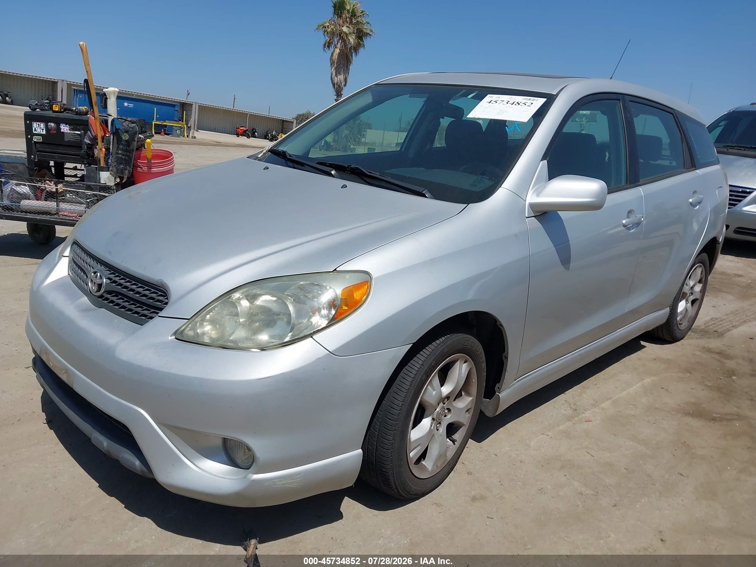 2005 Toyota Matrix Xr Silver vin: 2T1KR30E55C433757