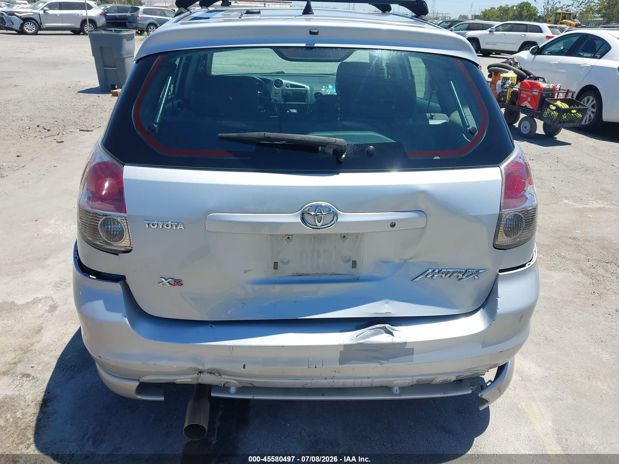 2005 Toyota Matrix Xr Silver vin: 2T1KR30E55C481968