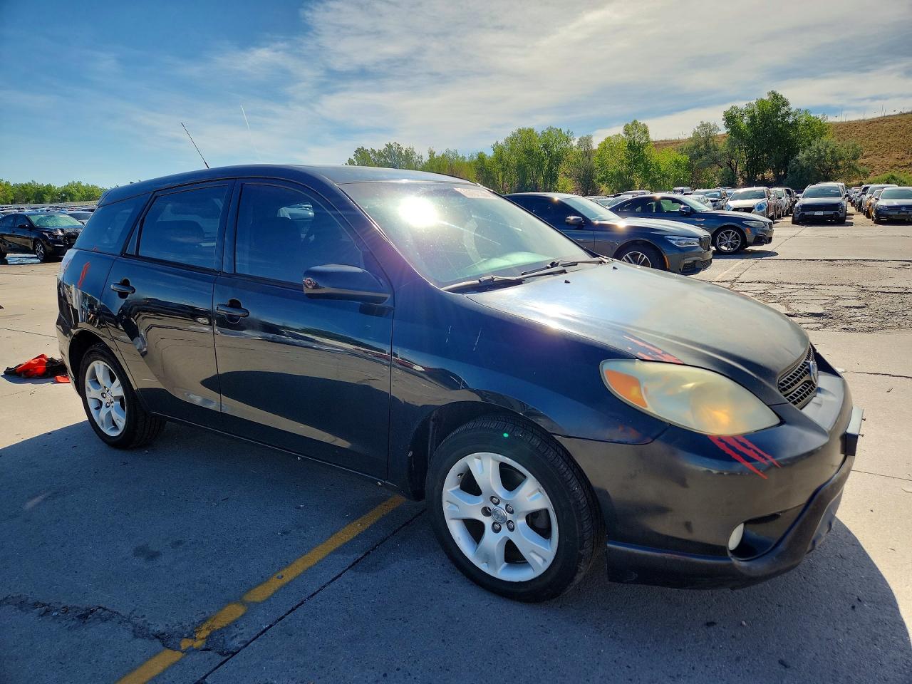 2005 Toyota Matrix Xr Black vin: 2T1KR30E65C468579