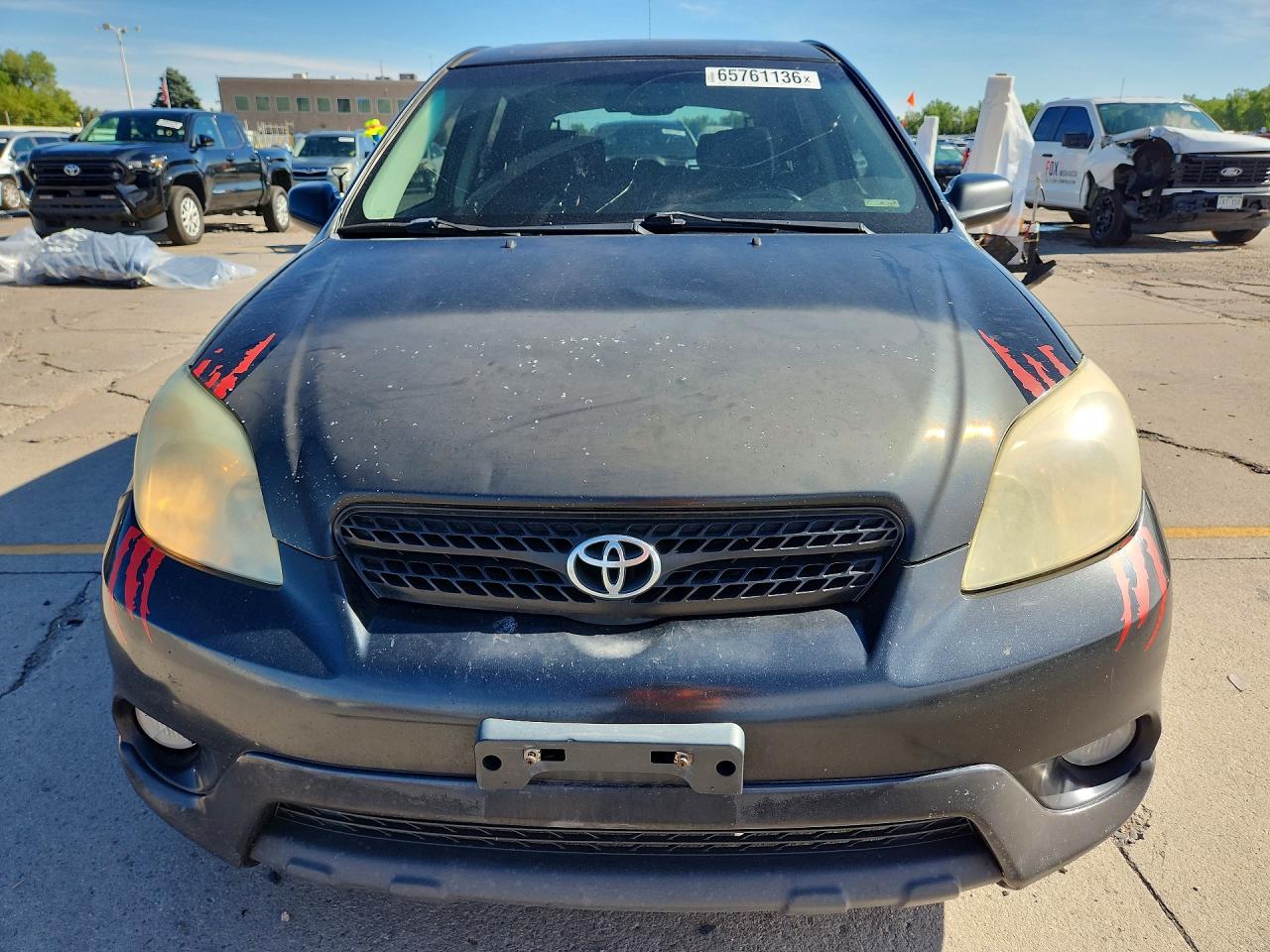 2005 Toyota Matrix Xr Black vin: 2T1KR30E65C468579