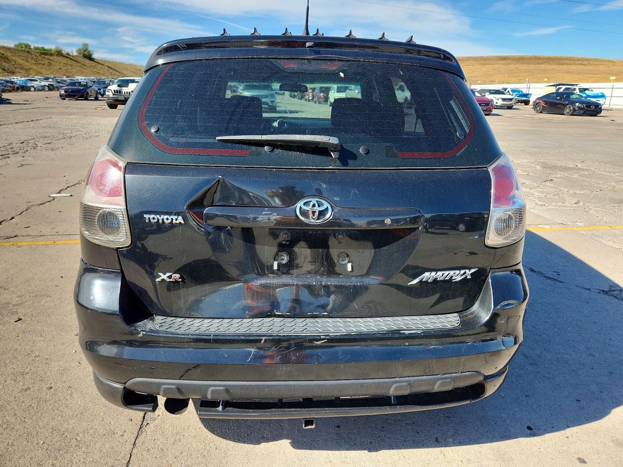 2005 Toyota Matrix Xr Black vin: 2T1KR30E65C468579