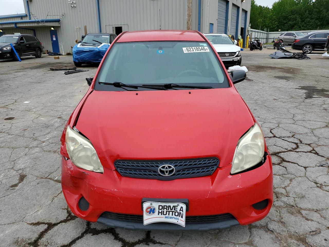 2007 Toyota Matrix Base Red vin: 2T1KR30E67C637034