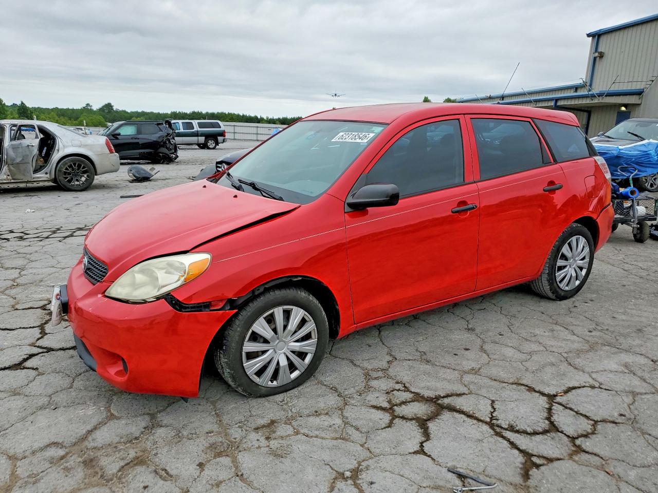 2007 Toyota Matrix Base Red vin: 2T1KR30E67C637034