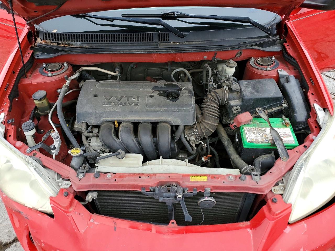 2007 Toyota Matrix Base Red vin: 2T1KR30E67C637034