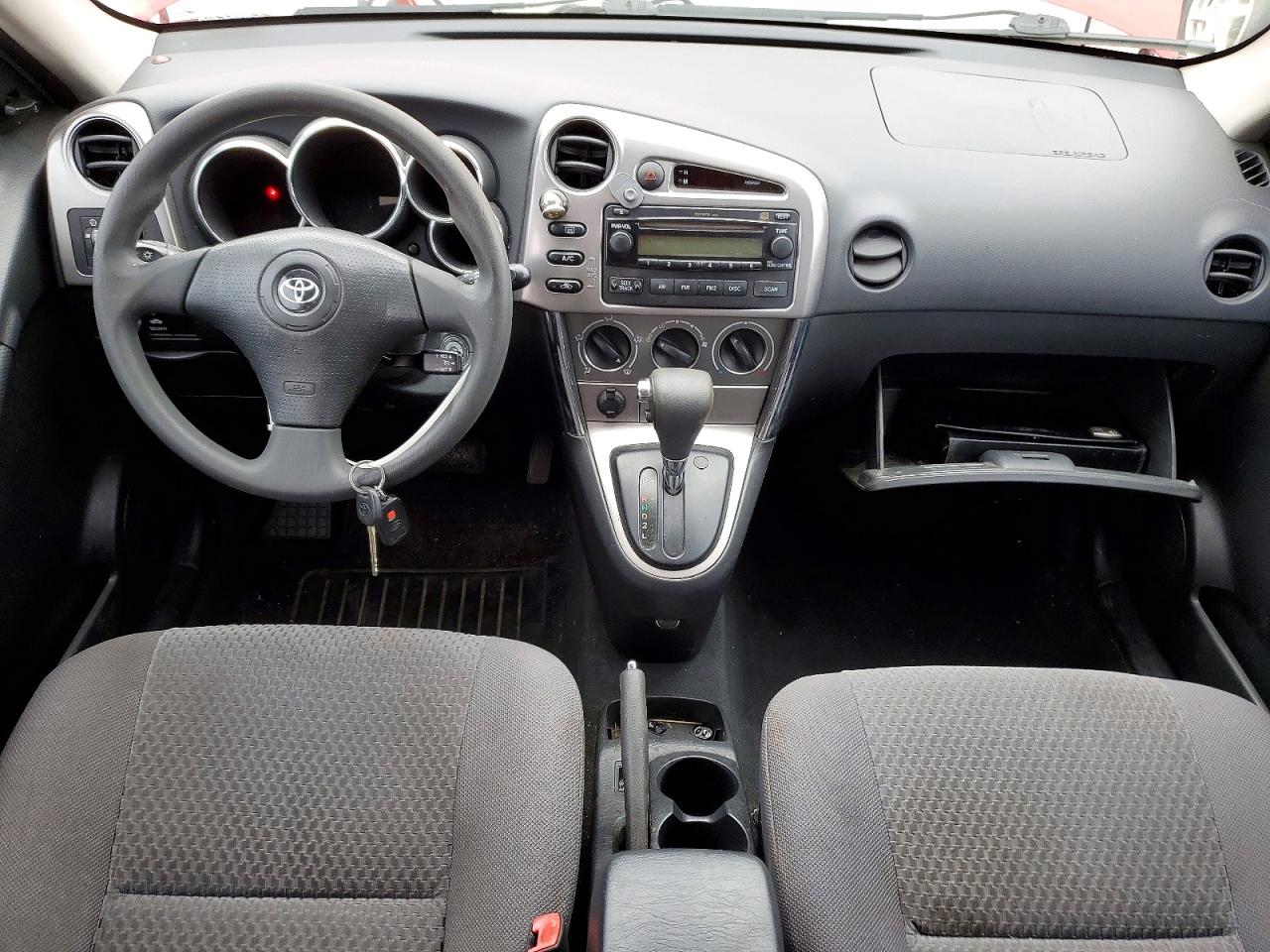 2007 Toyota Matrix Base Red vin: 2T1KR30E67C637034