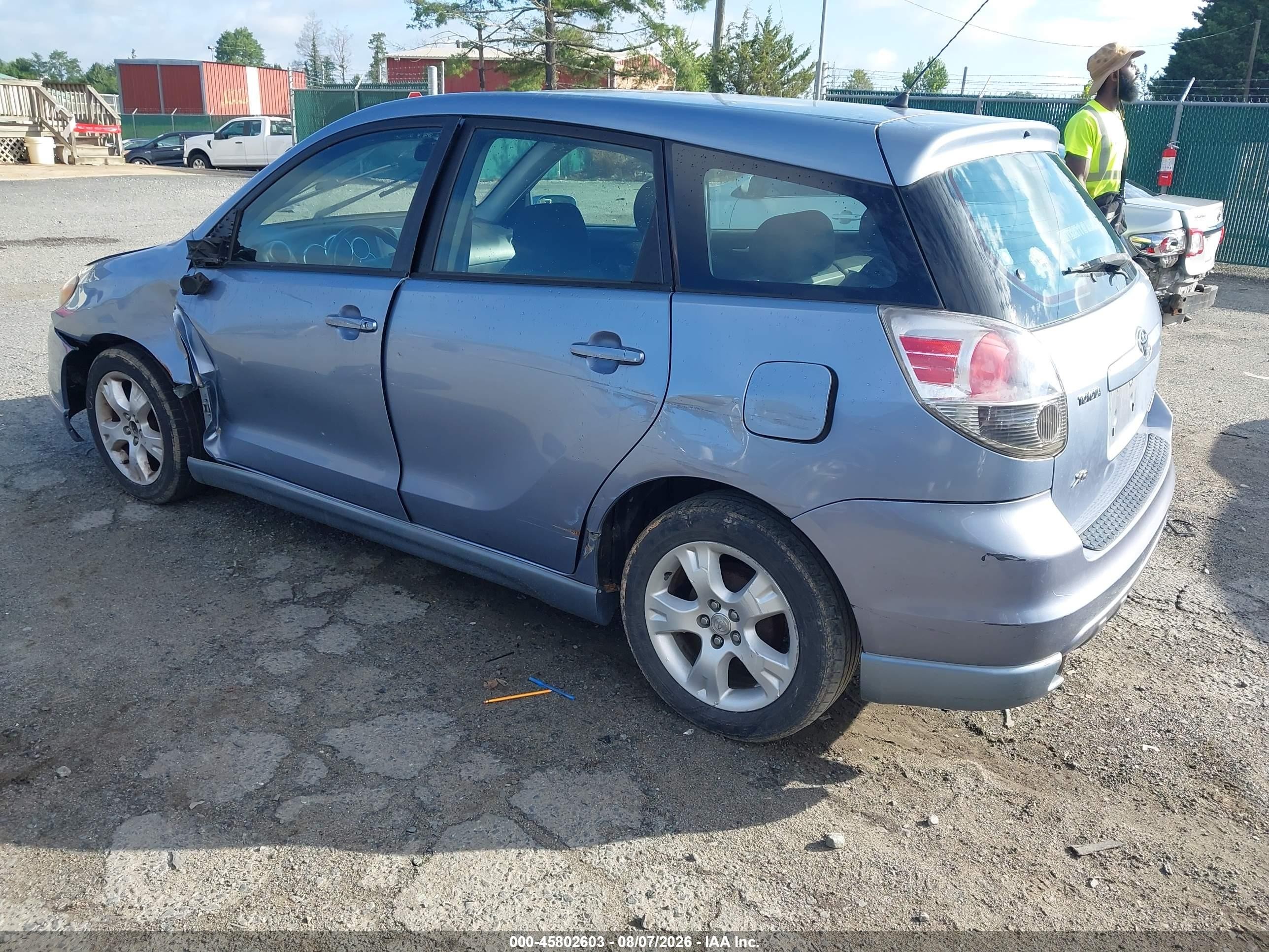 2007 Toyota Matrix Xr Синий vin: 2T1KR30E67C652603