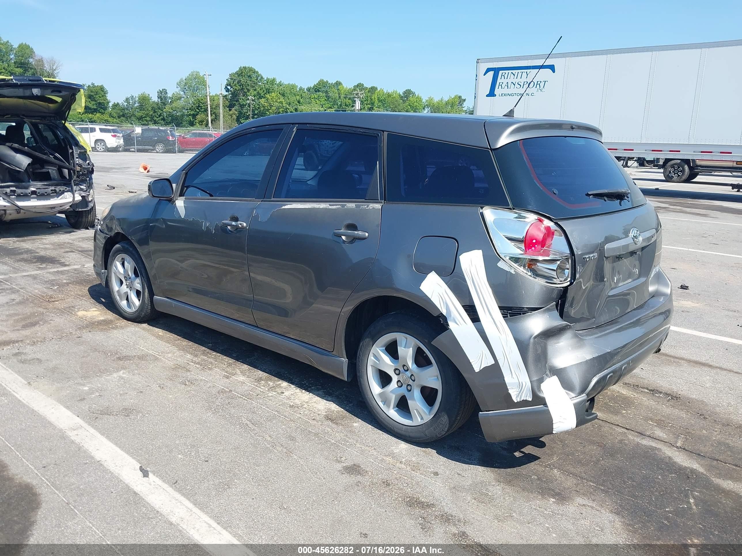 2005 Toyota Matrix Xr Gray vin: 2T1KR30E75C467764