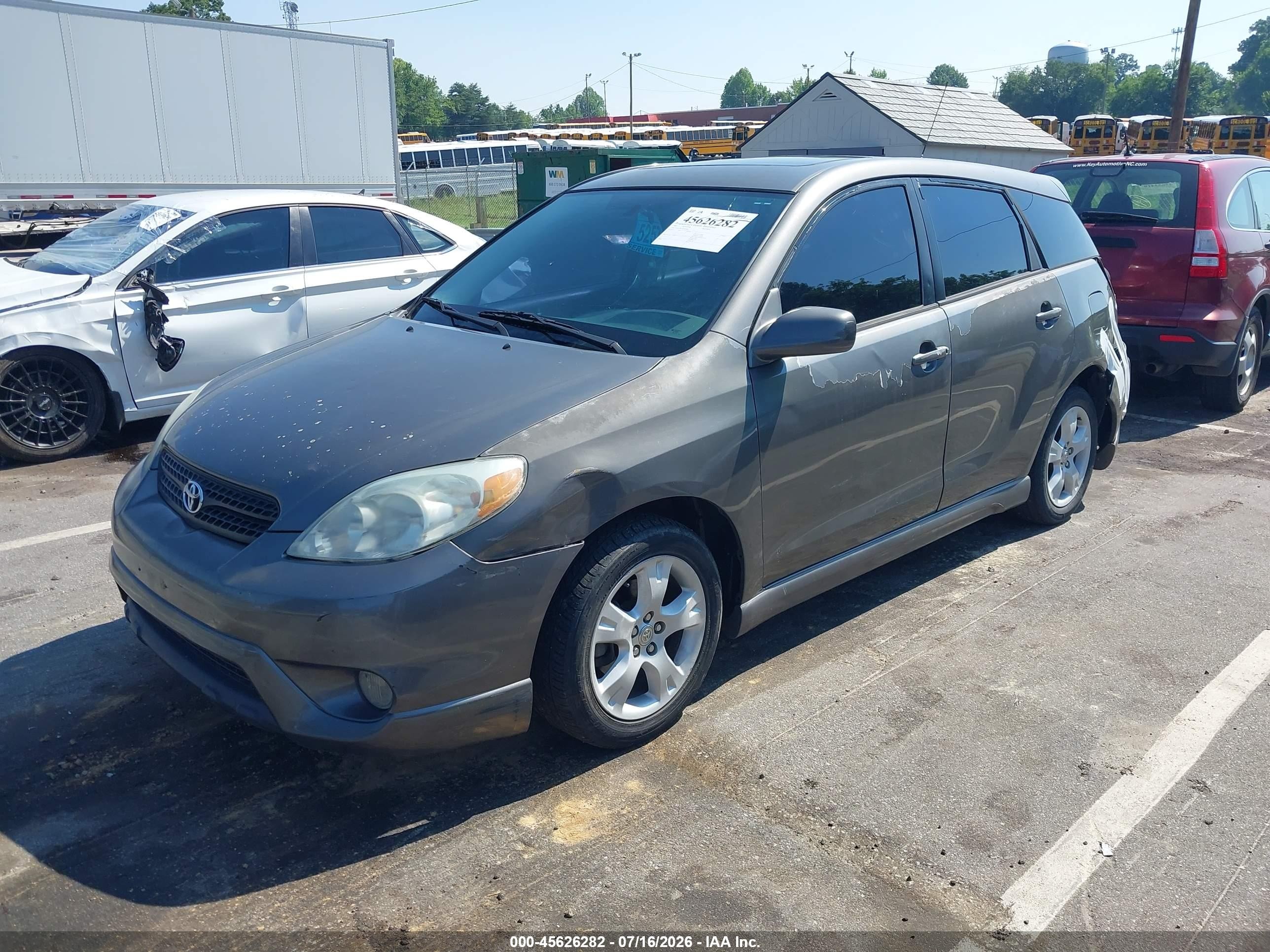 2005 Toyota Matrix Xr Gray vin: 2T1KR30E75C467764