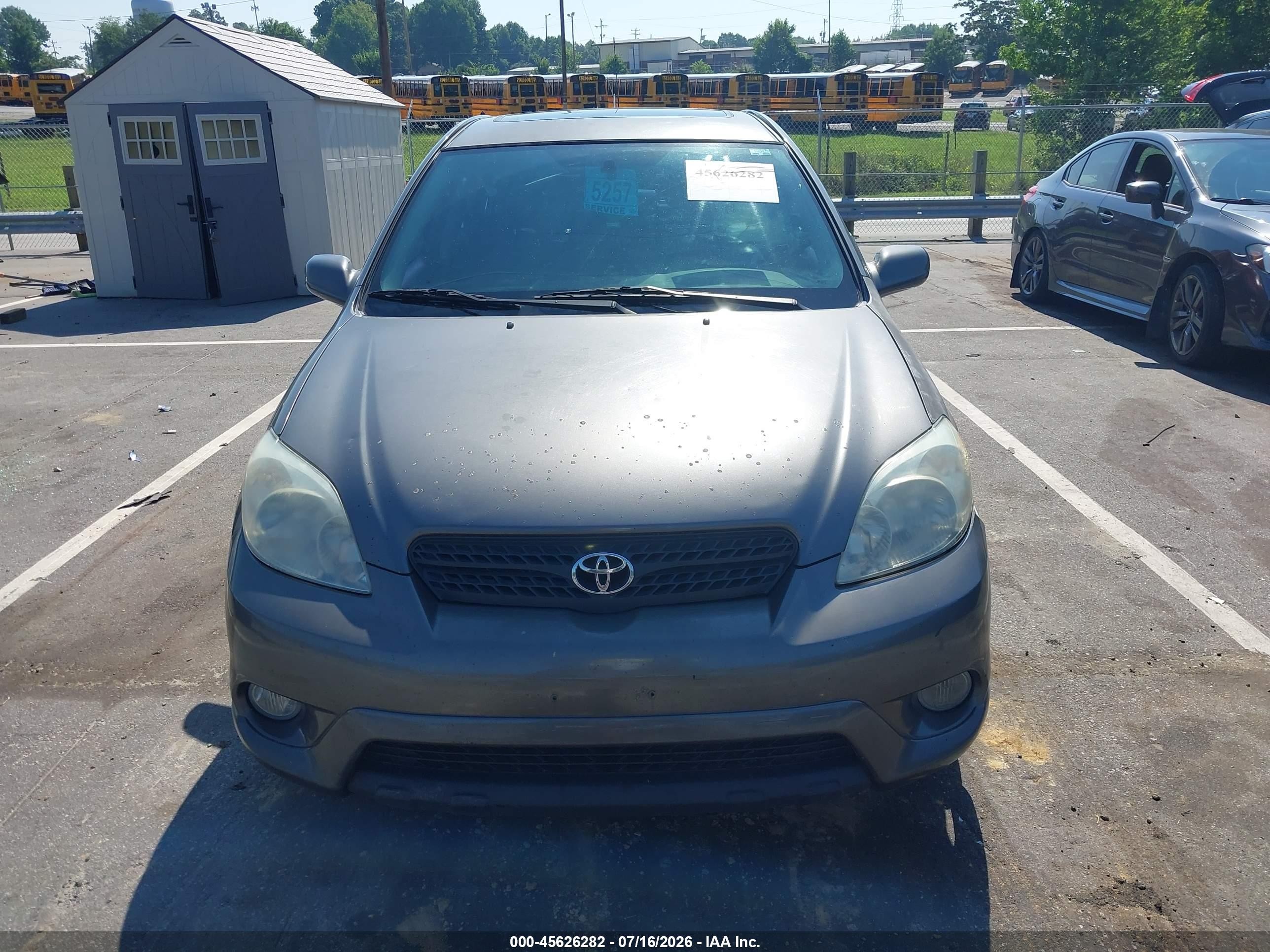 2005 Toyota Matrix Xr Gray vin: 2T1KR30E75C467764