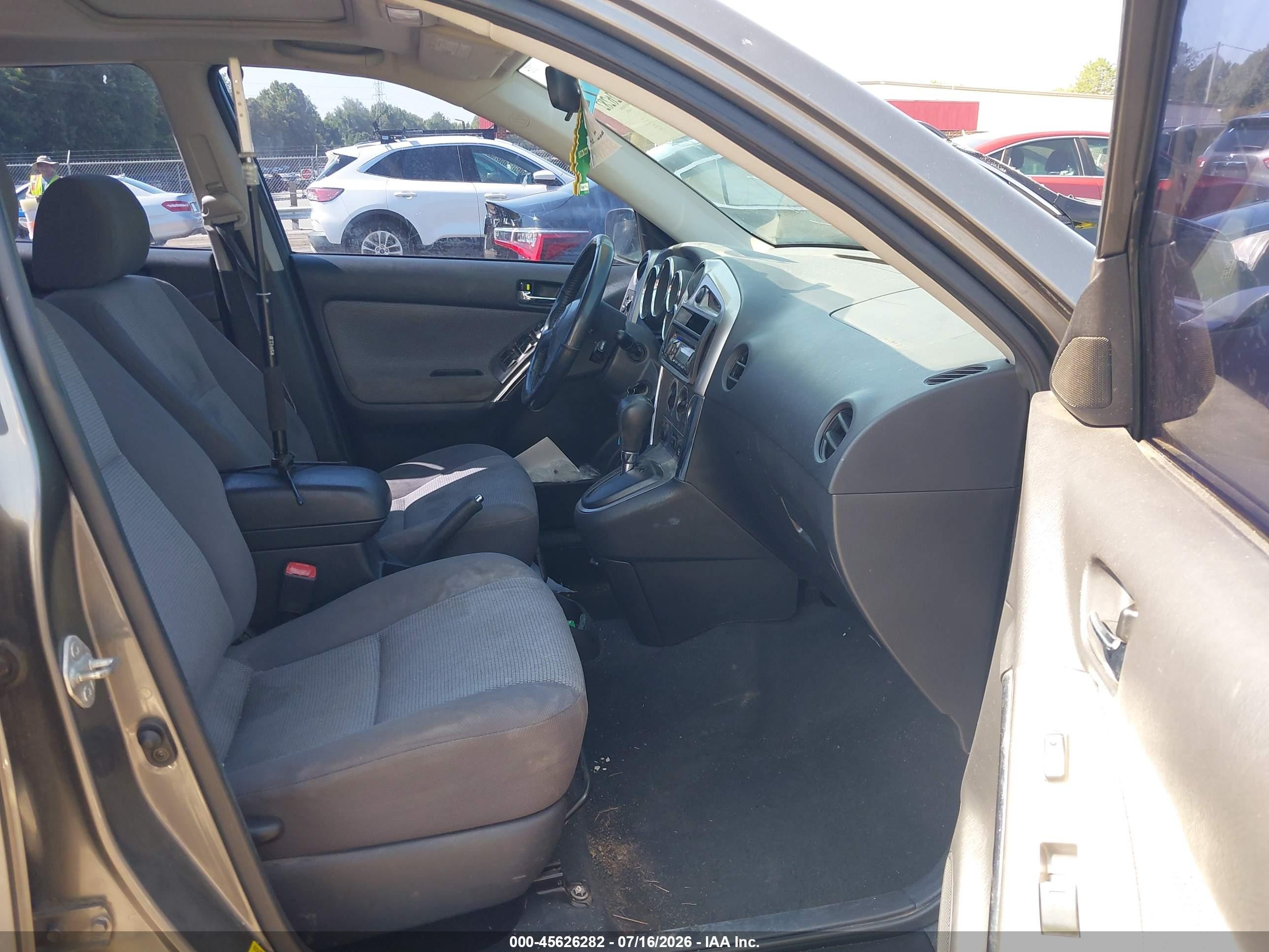 2005 Toyota Matrix Xr Gray vin: 2T1KR30E75C467764
