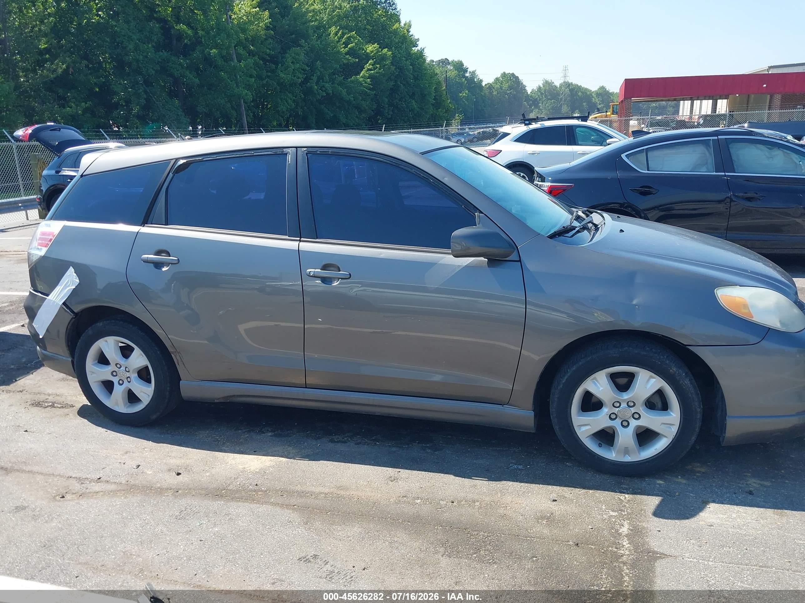 2005 Toyota Matrix Xr Gray vin: 2T1KR30E75C467764