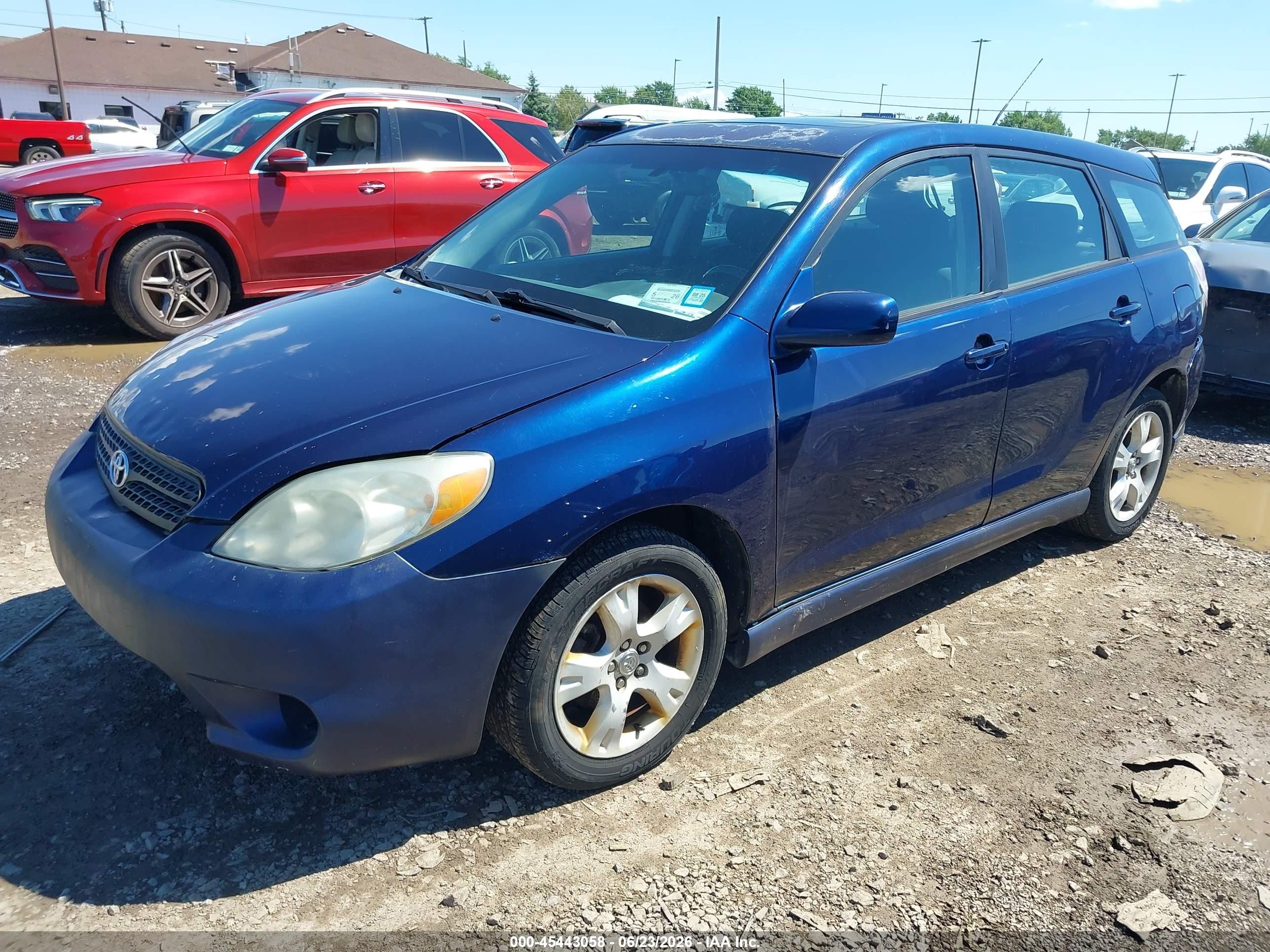 2005 Toyota Matrix Xr Blue vin: 2T1KR30E75C503453