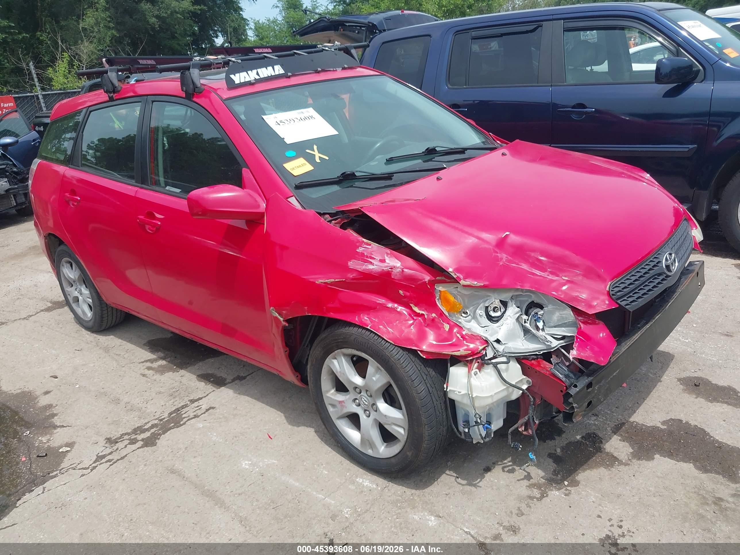 2006 Toyota Matrix Xr Red vin: 2T1KR30E96C584103