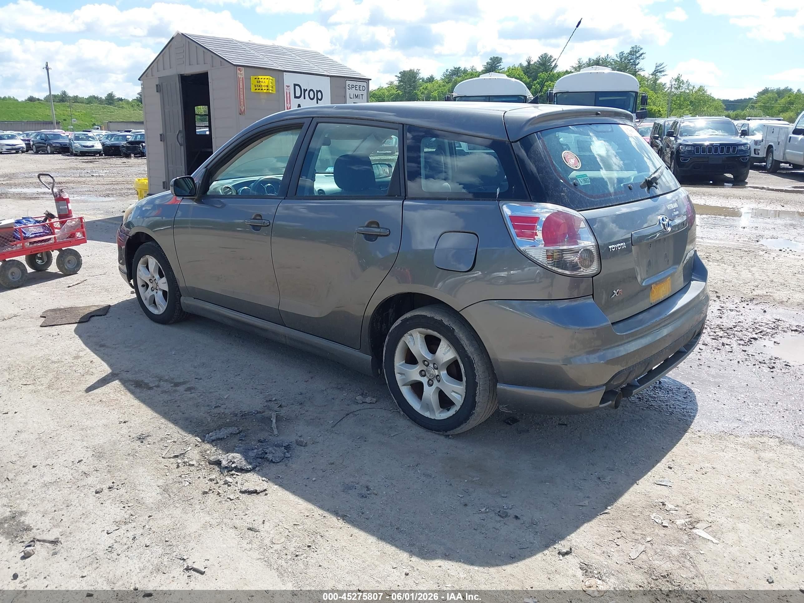 2007 Toyota Matrix Xr Gray vin: 2T1KR30E97C677897