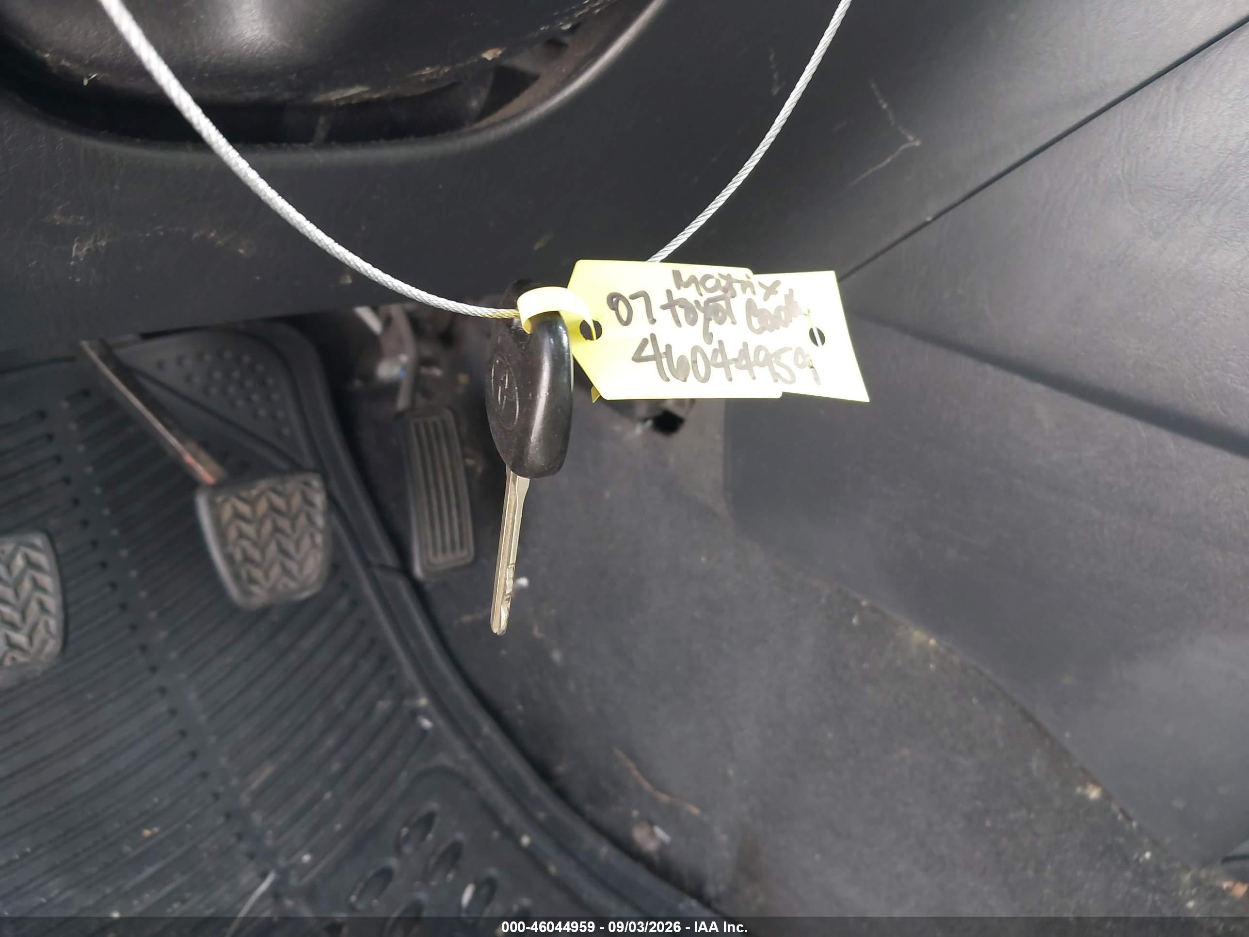 2007 Toyota Matrix Xr Gray vin: 2T1KR30EX7C643709