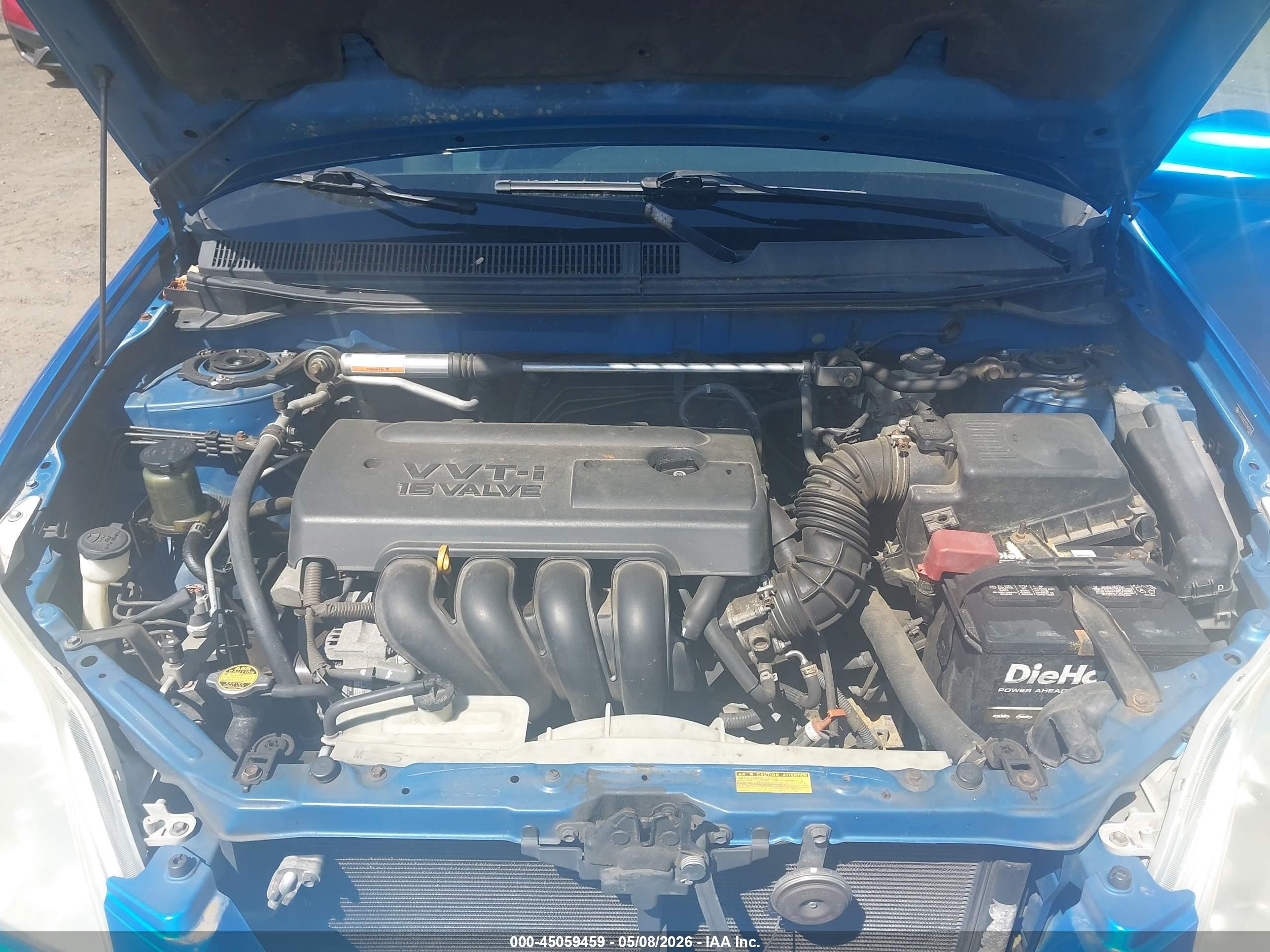 2007 Toyota Matrix Xr Blue vin: 2T1KR30EX7C645704