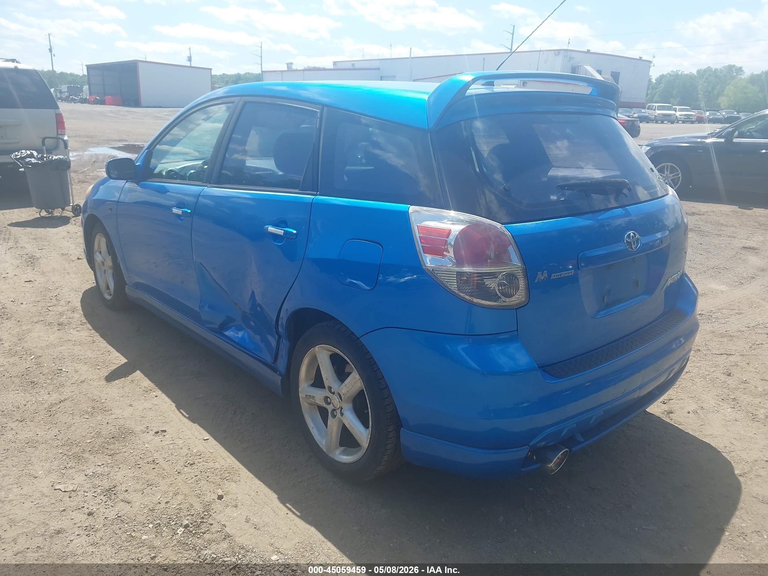 2007 Toyota Matrix Xr Blue vin: 2T1KR30EX7C645704