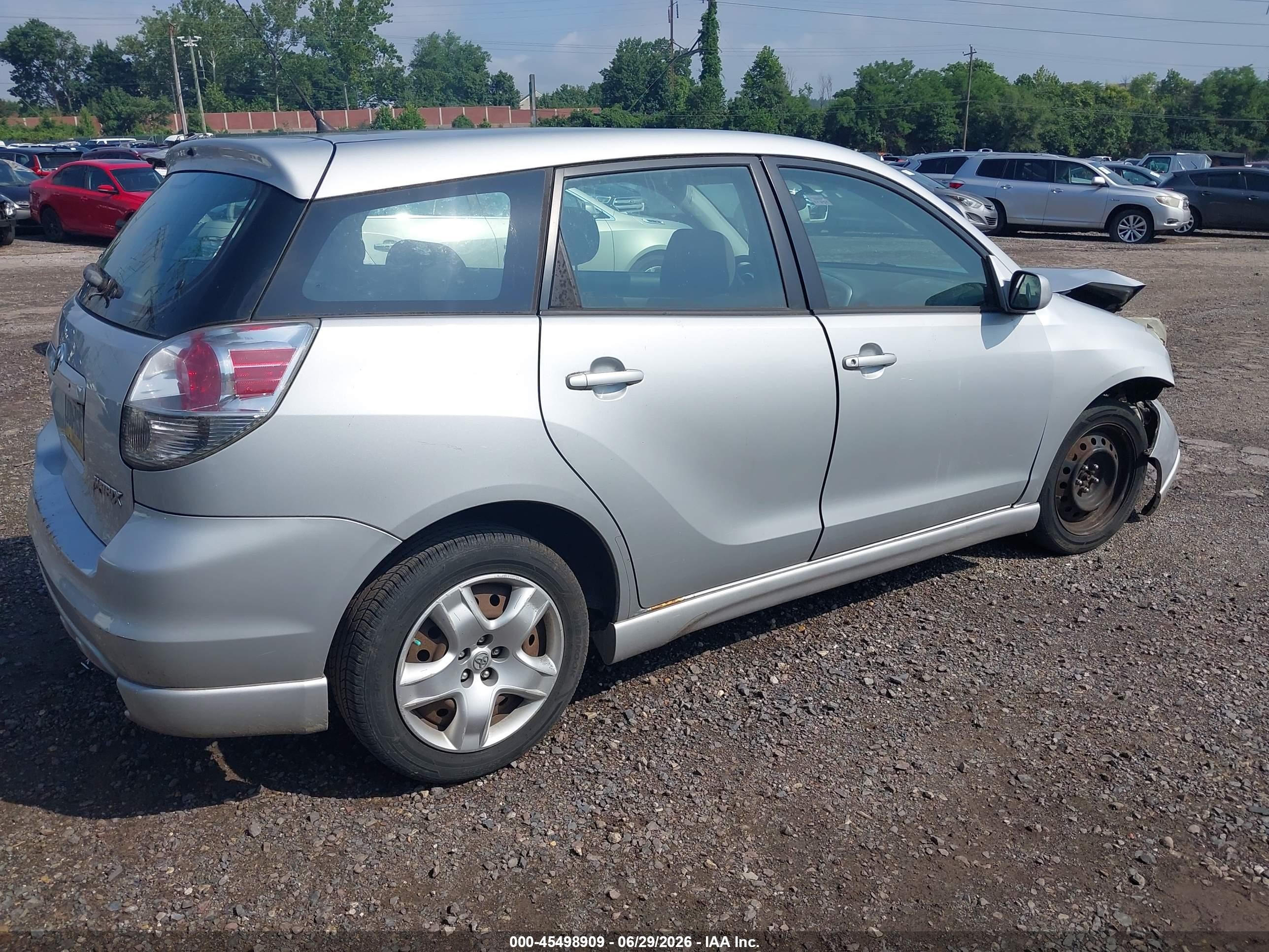 2008 Toyota Matrix Xr Серебряный vin: 2T1KR30EX8C706258