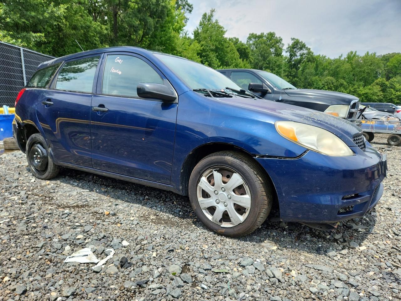 2003 Toyota Corolla Matrix Xr Blue vin: 2T1KR32E03C077664
