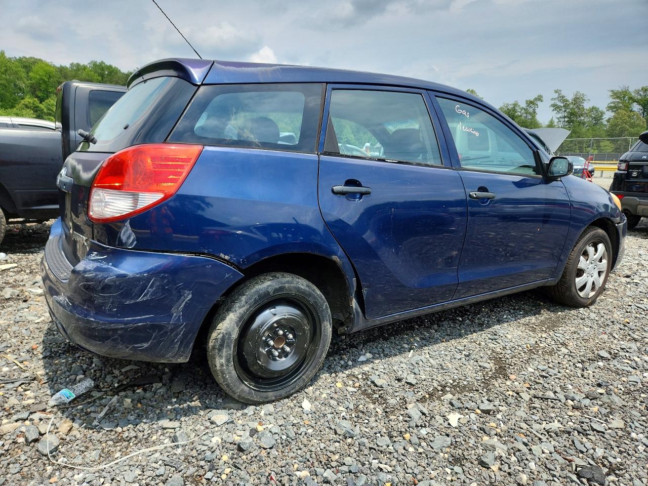 2003 Toyota Corolla Matrix Xr Blue vin: 2T1KR32E03C077664