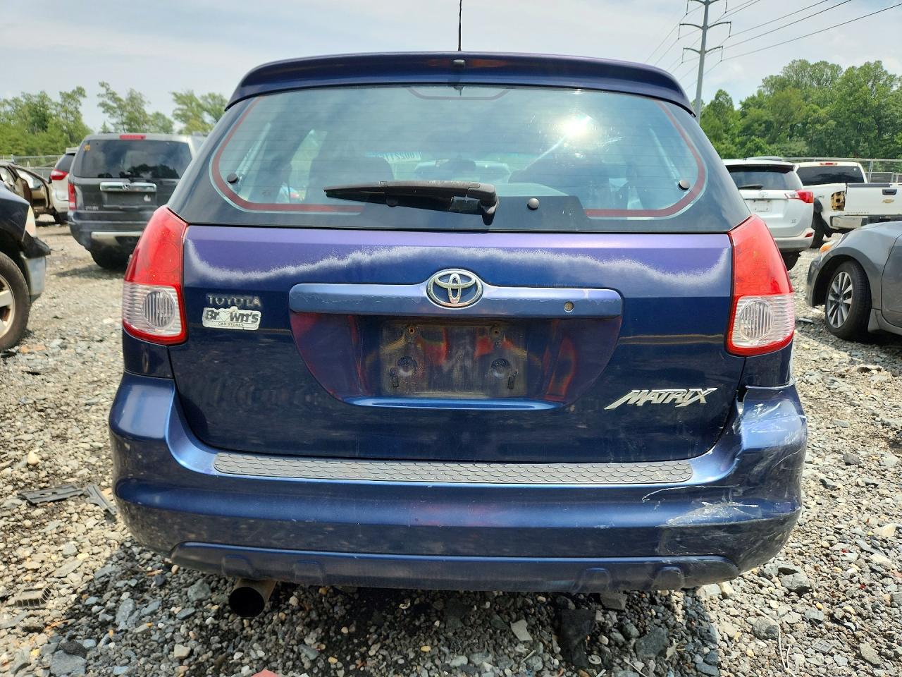 2003 Toyota Corolla Matrix Xr Blue vin: 2T1KR32E03C077664