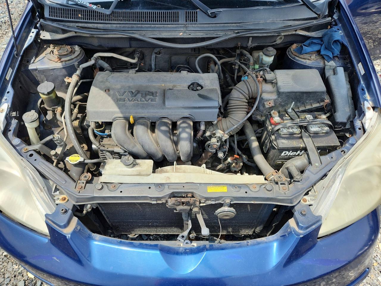 2003 Toyota Corolla Matrix Xr Blue vin: 2T1KR32E03C077664