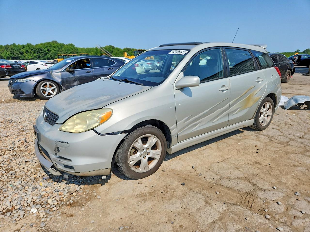 2003 Toyota Matrix Xr Silver vin: 2T1KR32E03C093847