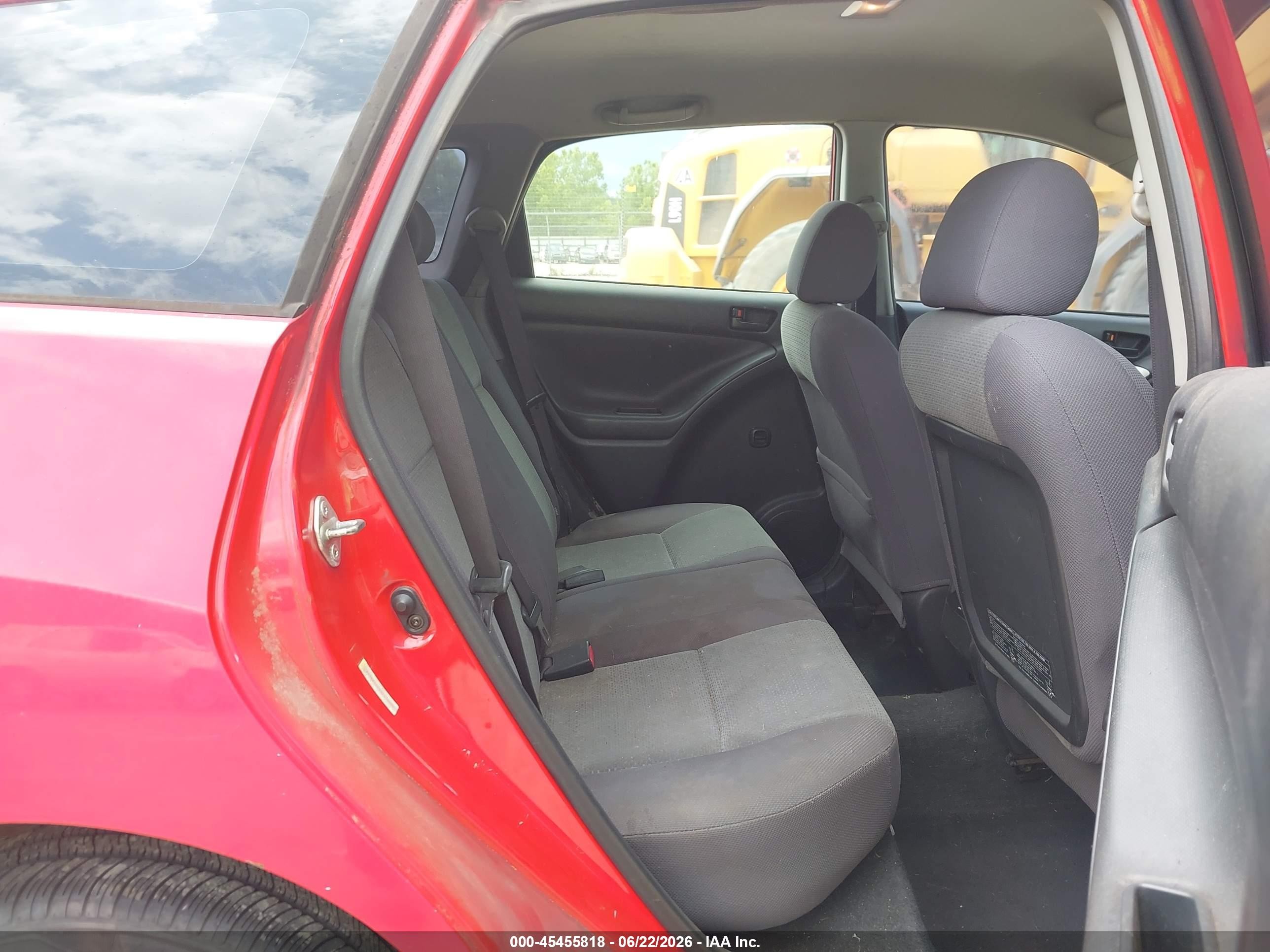 2003 Toyota Matrix Standard Red vin: 2T1KR32E03C110906