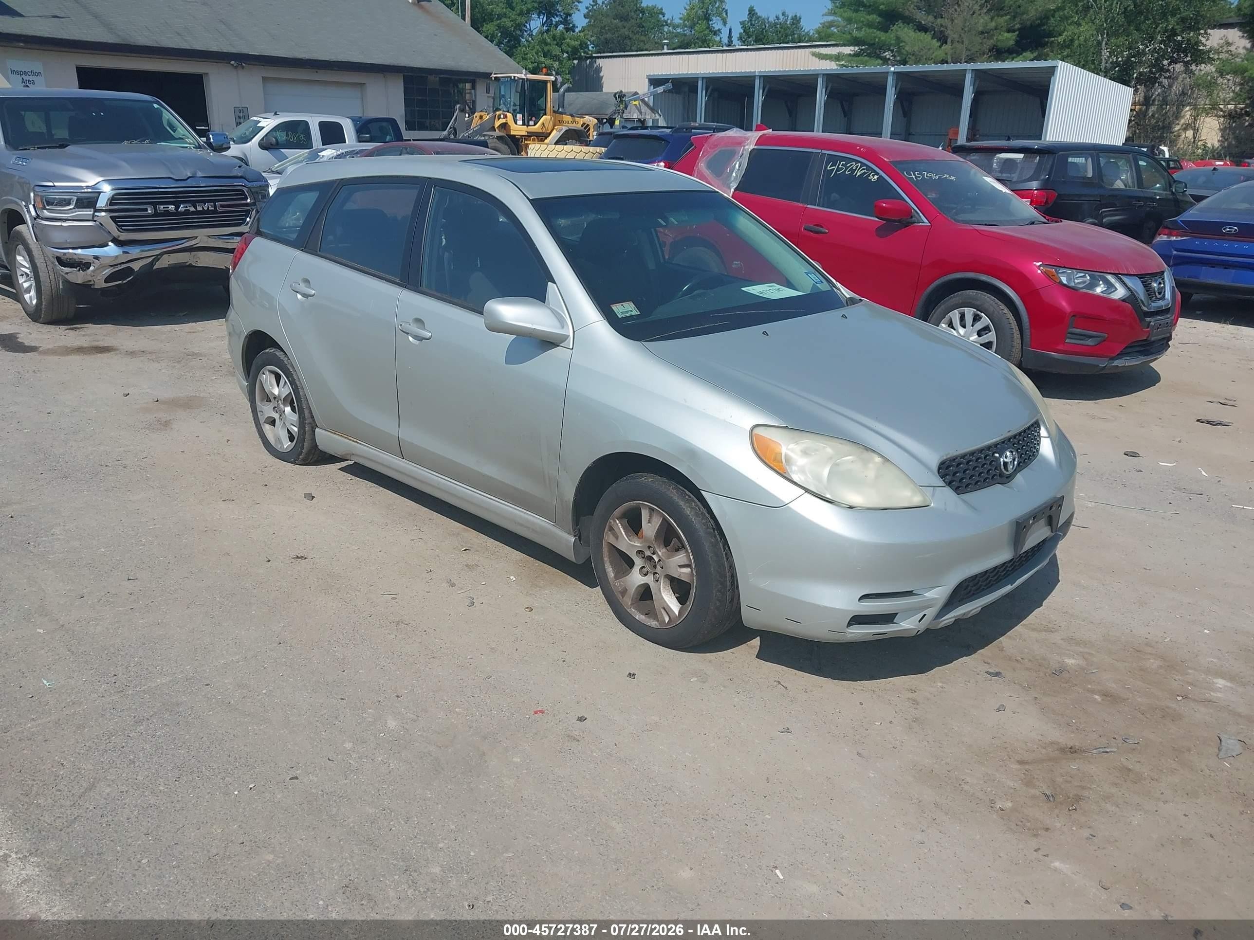2003 Toyota Matrix Xr Серебряный vin: 2T1KR32E03C157739