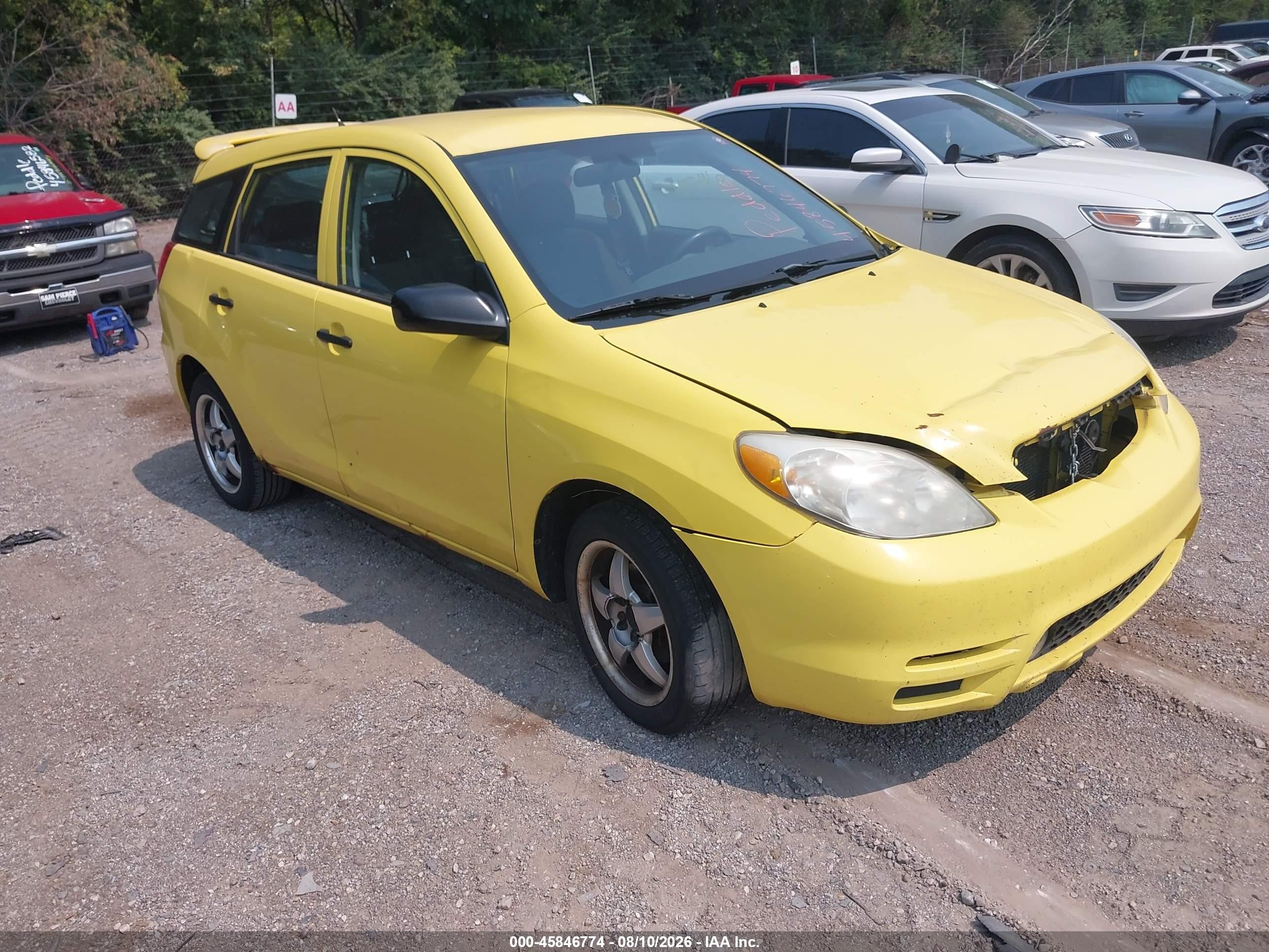 2004 Toyota Matrix Standard Yellow vin: 2T1KR32E04C173487