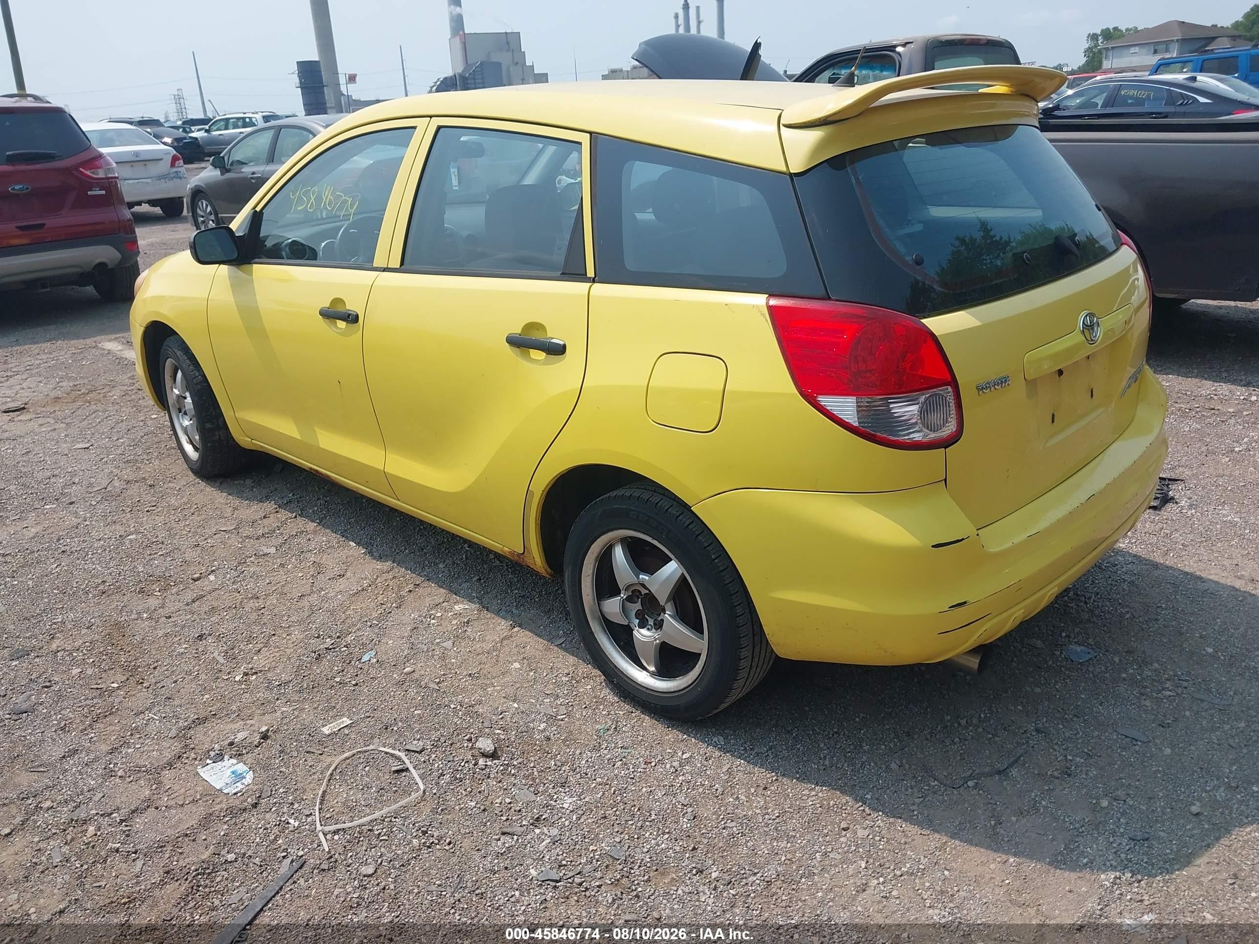 2004 Toyota Matrix Standard Yellow vin: 2T1KR32E04C173487