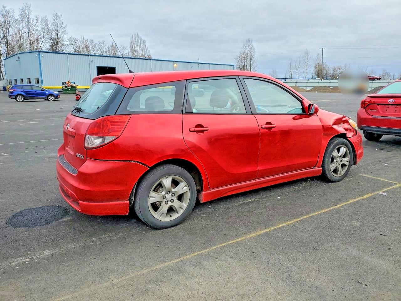 2004 Toyota Corolla Matrix Red vin: 2T1KR32E04C238502