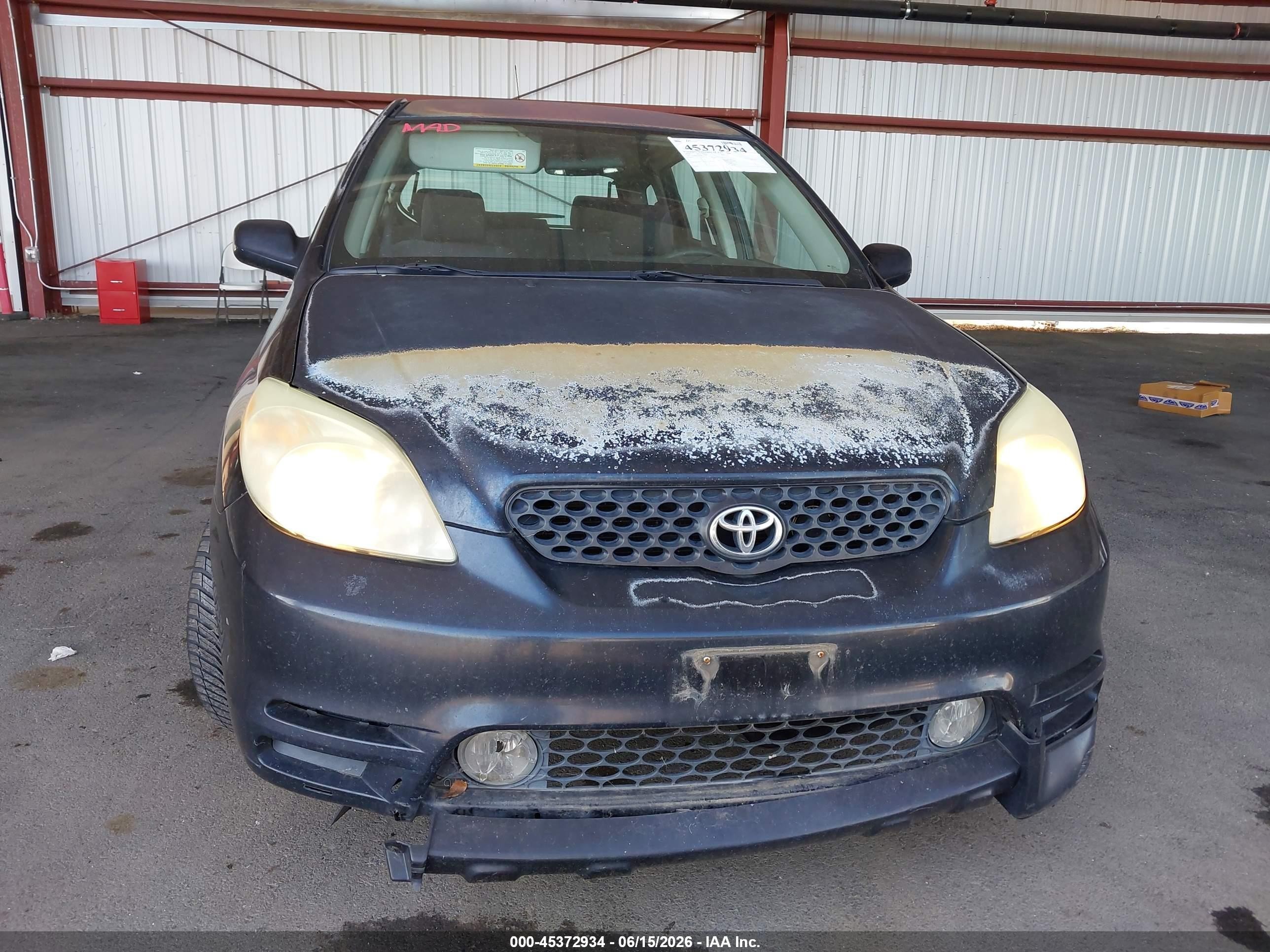 2004 Toyota Matrix Xr Черный vin: 2T1KR32E04C266834
