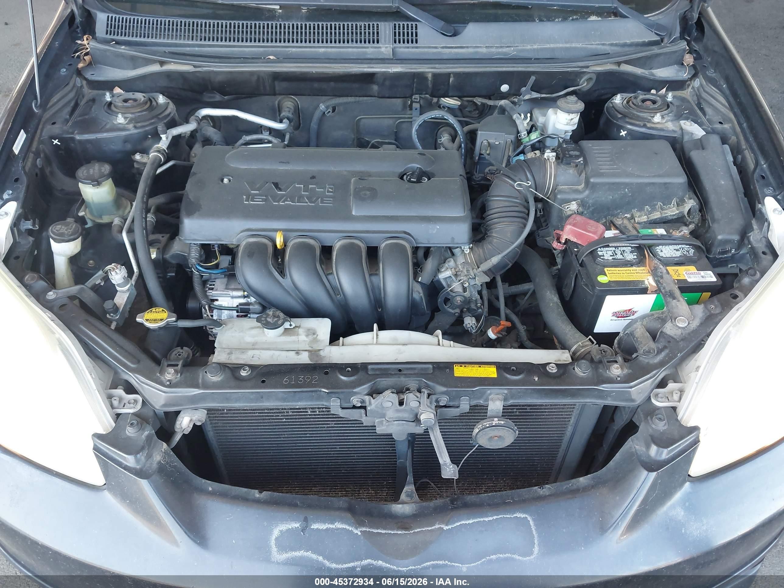 2004 Toyota Matrix Xr Черный vin: 2T1KR32E04C266834