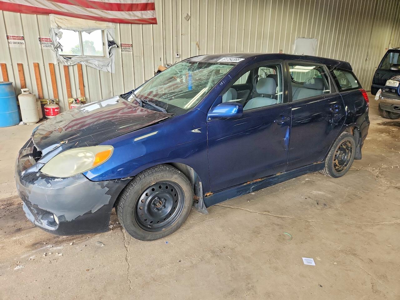 2004 Toyota Corolla Matrix Xr Blue vin: 2T1KR32E04C284864