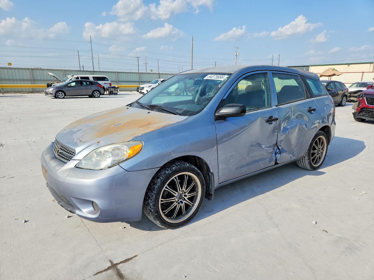 2005 Toyota Matrix Base Blue vin: 2T1KR32E05C436191